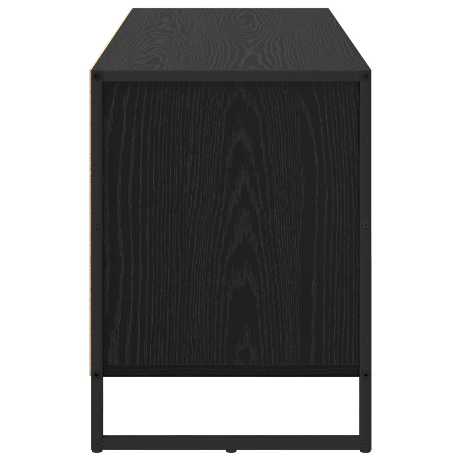 Meuble TV Chêne noir 100 x 36 x 49.5 cm Bois d'ingénierie - XIOS