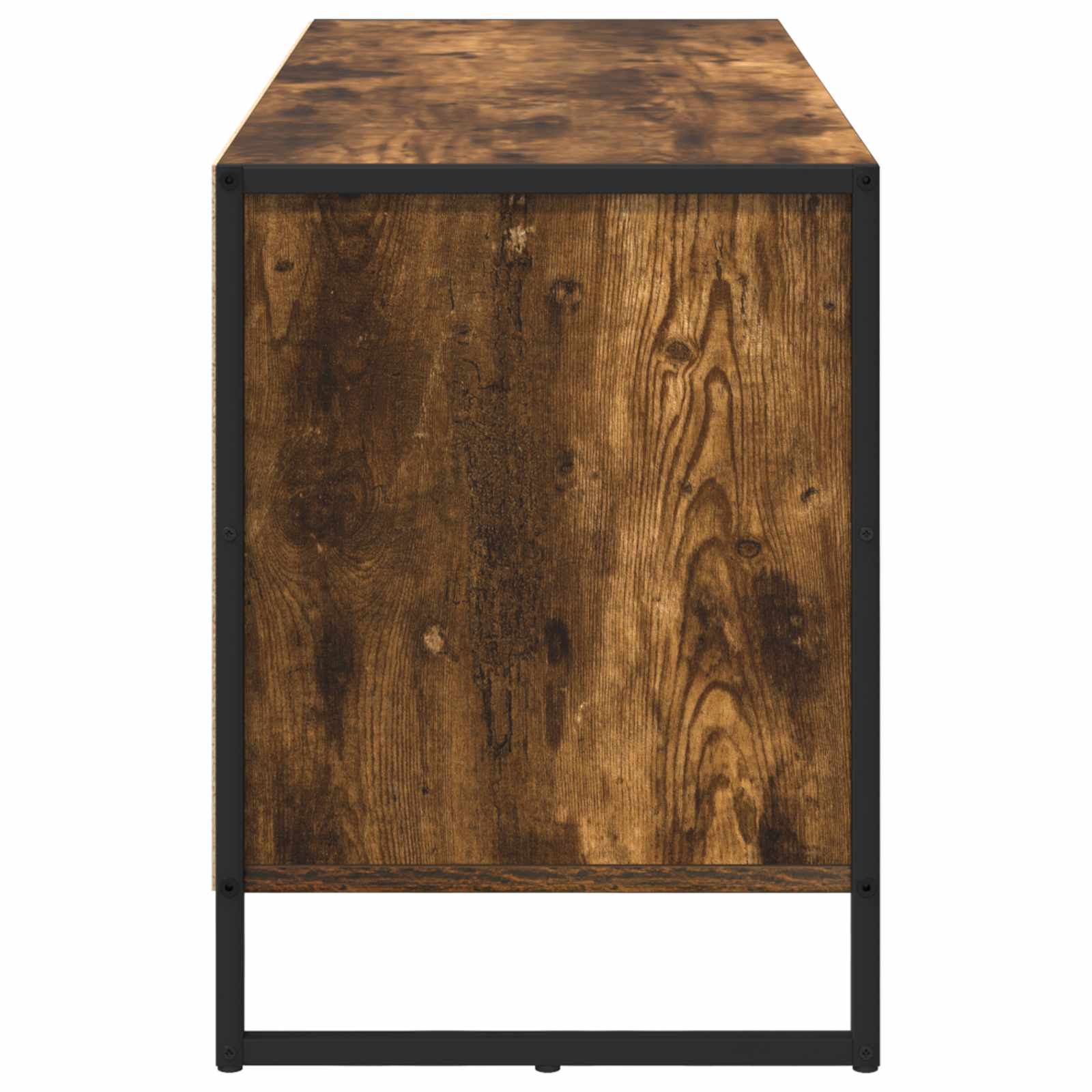 Meuble TV Chêne Fumé 100 x 36 x 49.5 cm Bois d'ingénierie - XIOS