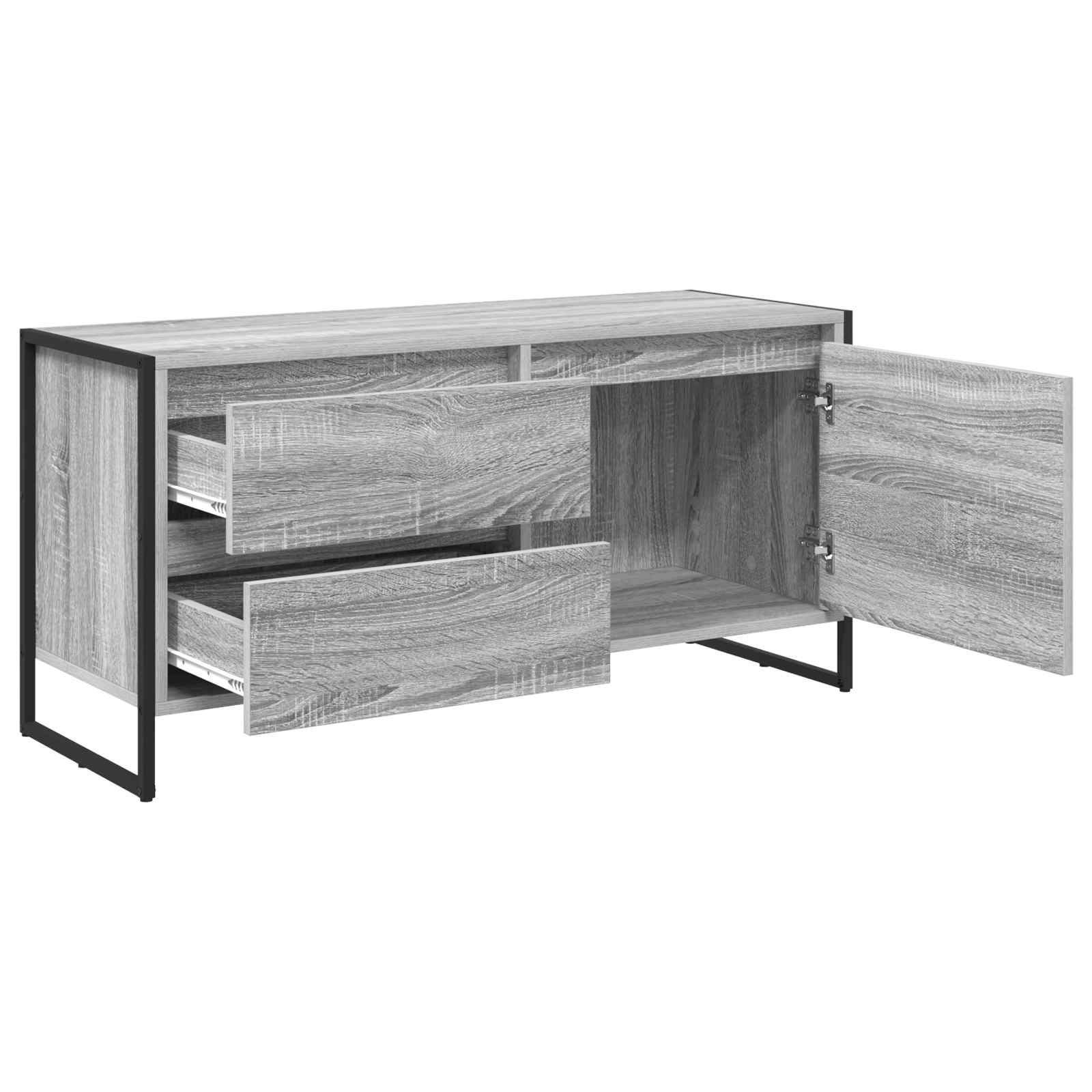 Meuble TV Gris Sonoma 100 x 36 x 49.5 cm Bois d'ingénierie - XIOS