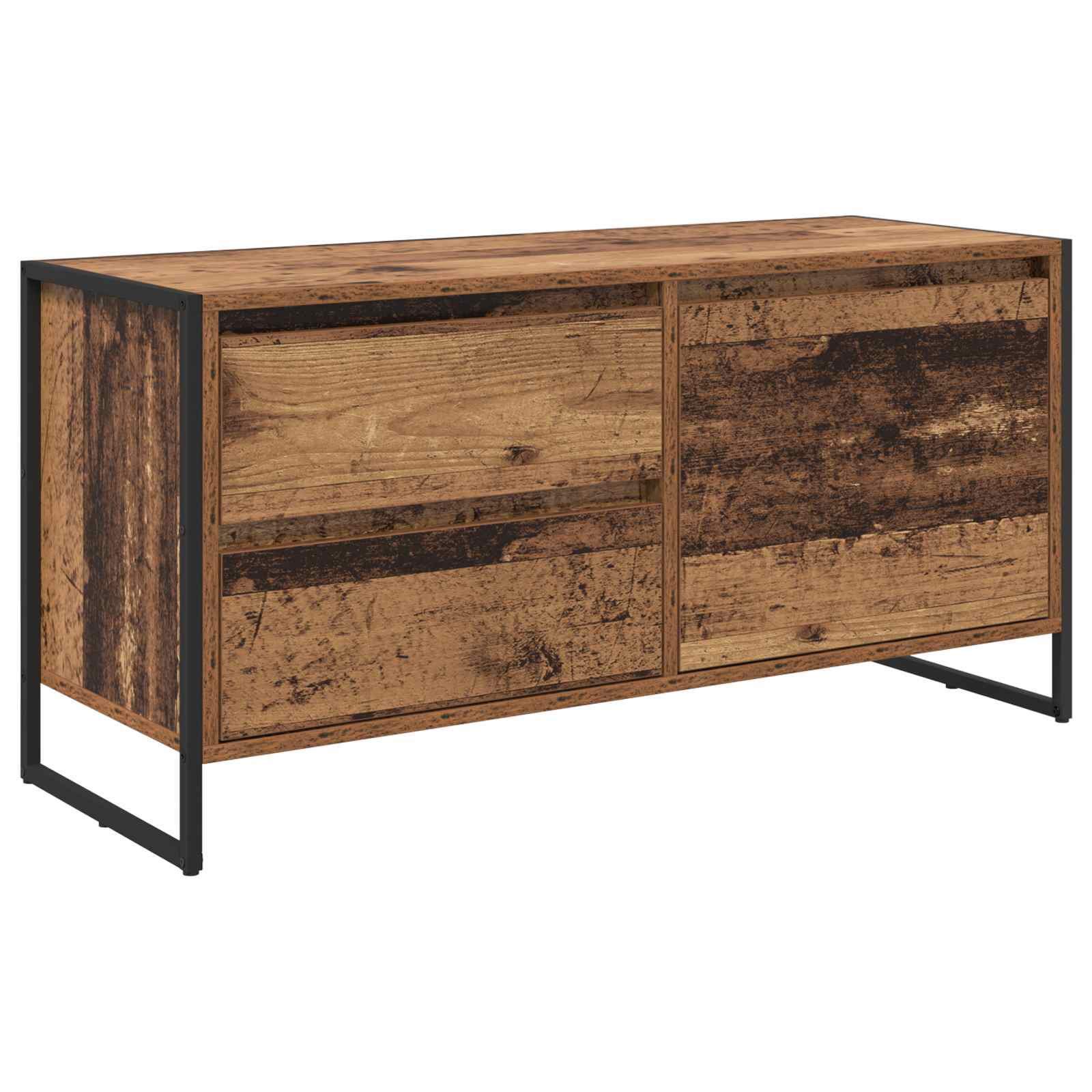 Meuble TV Bois Ancien 100 x 36 x 49.5 cm Bois d'ingénierie - XIOS
