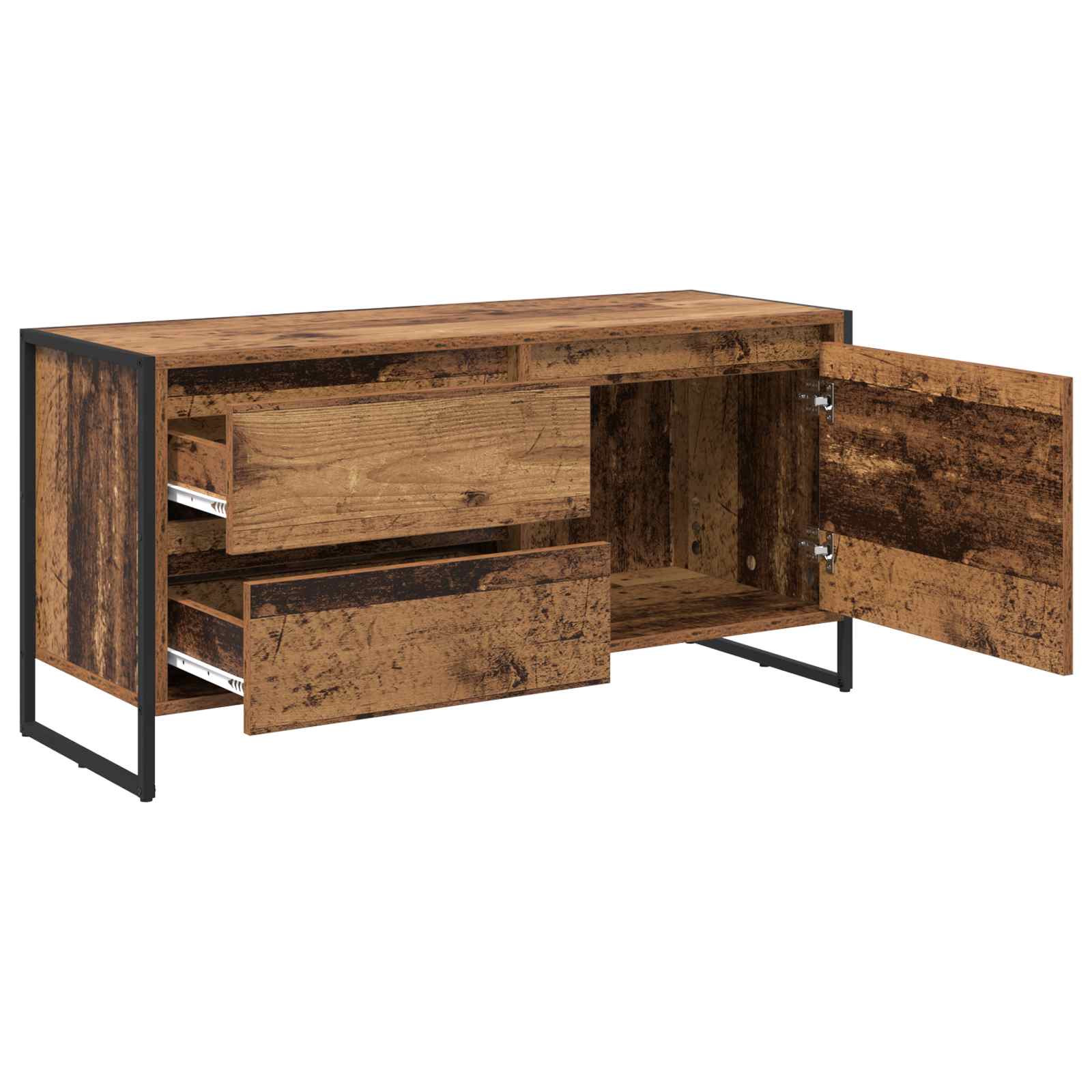 Meuble TV Bois Ancien 100 x 36 x 49.5 cm Bois d'ingénierie - XIOS
