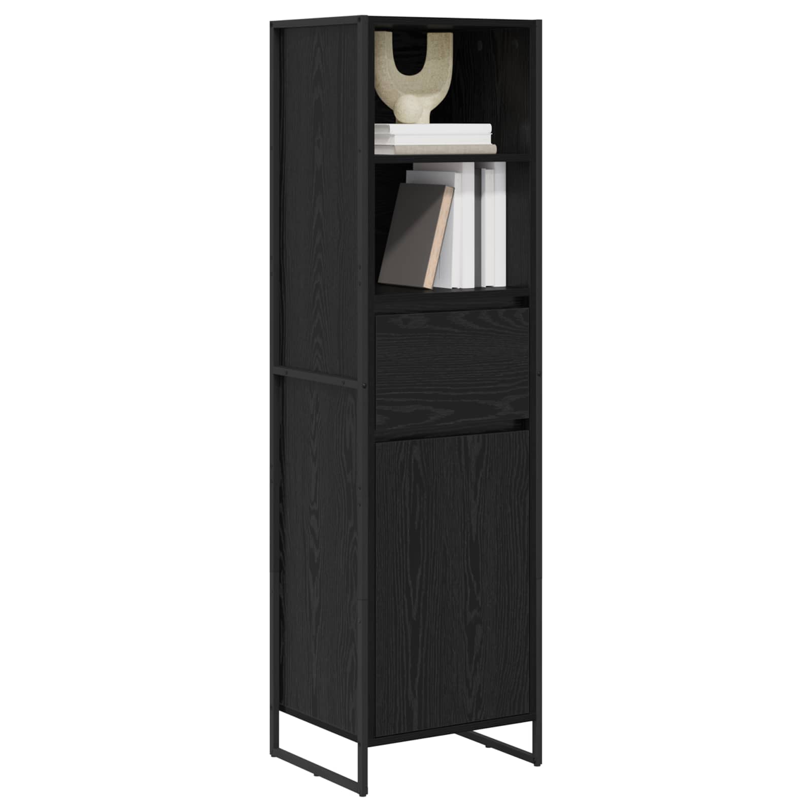 Bibliothèque Chêne noir 43 x 36 x 150.5 cm Bois d'ingénierie - XIOS