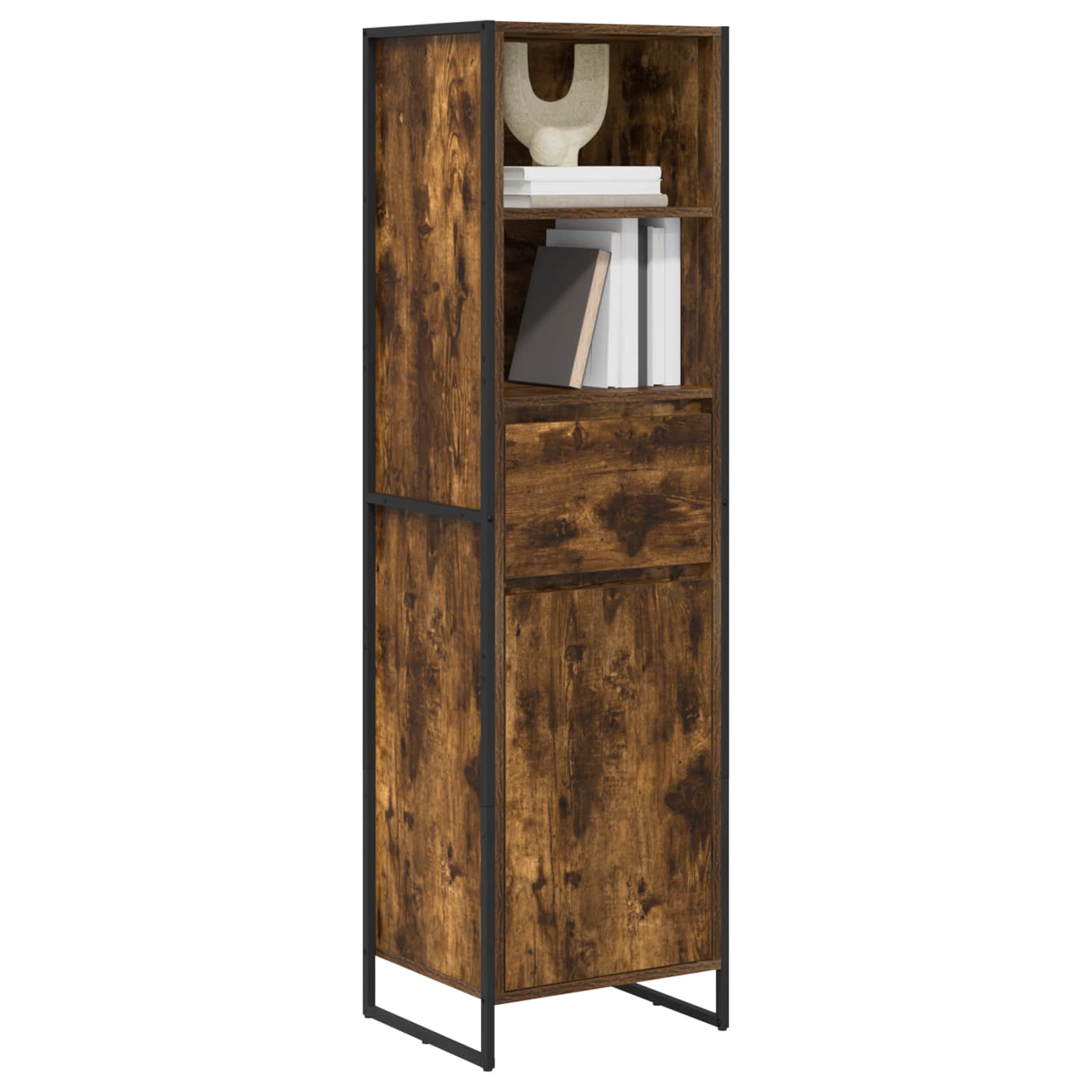 Bibliothèque Chêne Fumé 43 x 36 x 150.5 cm Bois d'ingénierie - XIOS