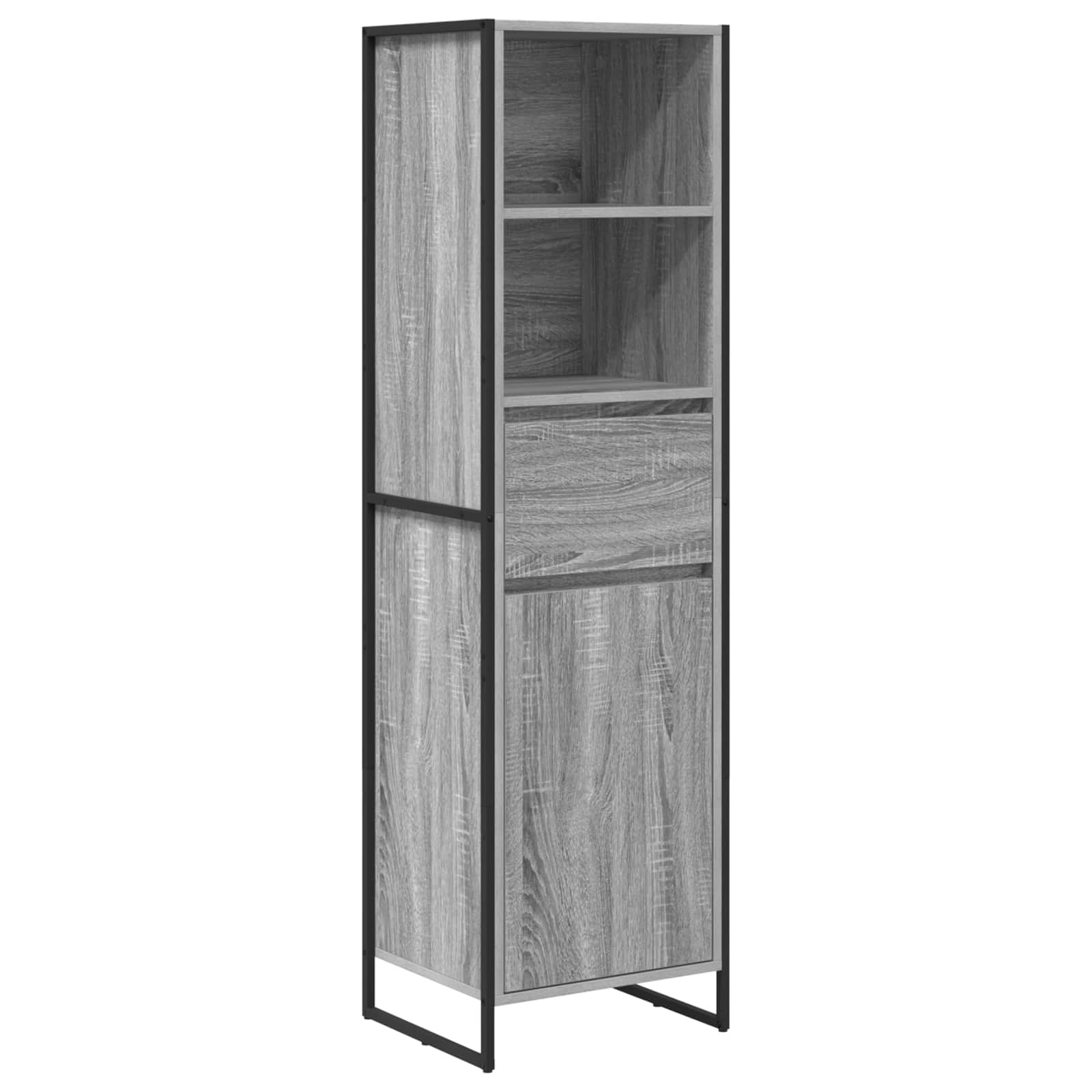 Bibliothèque Gris Sonoma 43 x 36 x 150.5 cm Bois d'ingénierie - XIOS