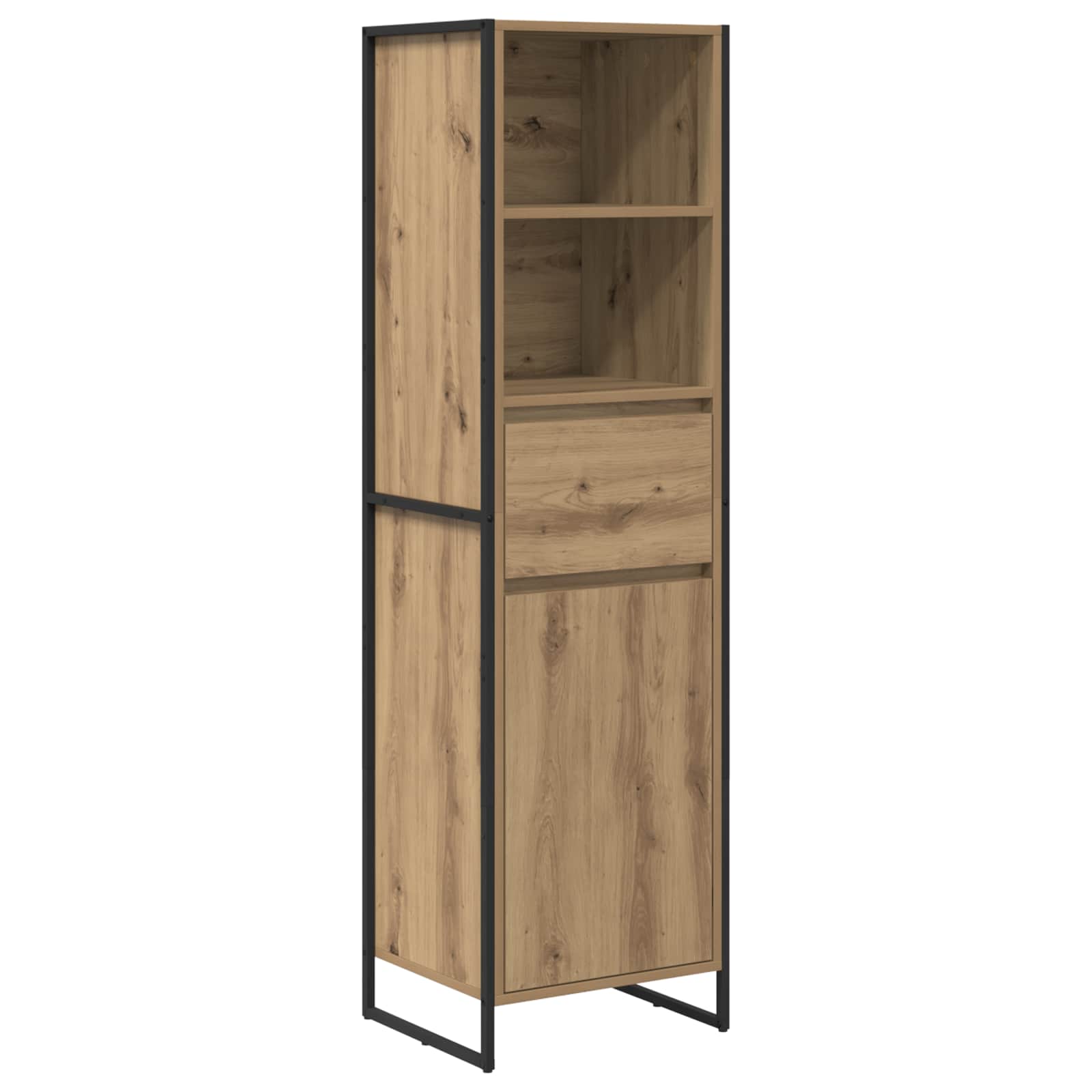 Bibliothèque Chêne artisan 43 x 36 x 150.5 cm Bois d'ingénierie - XIOS
