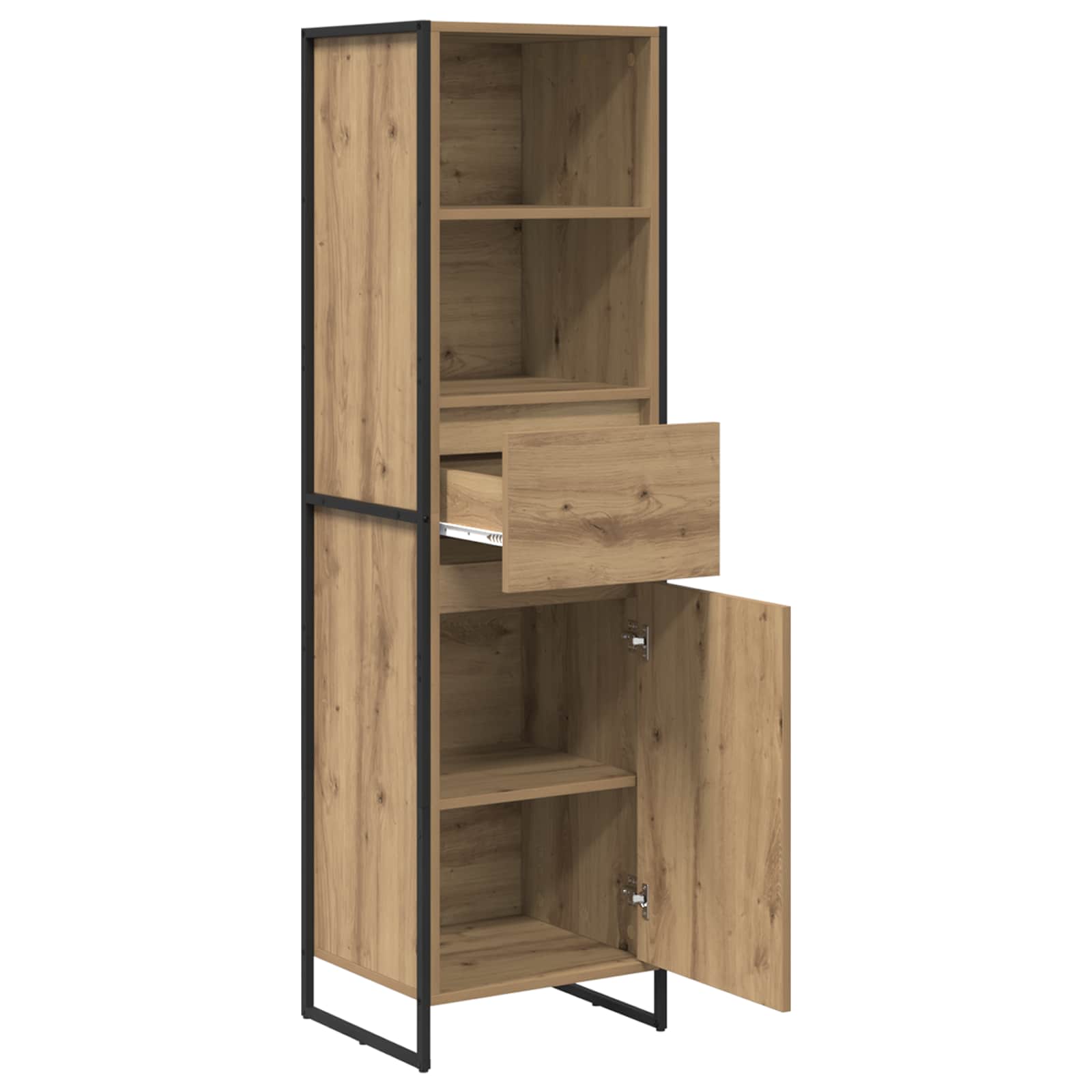Bibliothèque Chêne artisan 43 x 36 x 150.5 cm Bois d'ingénierie - XIOS