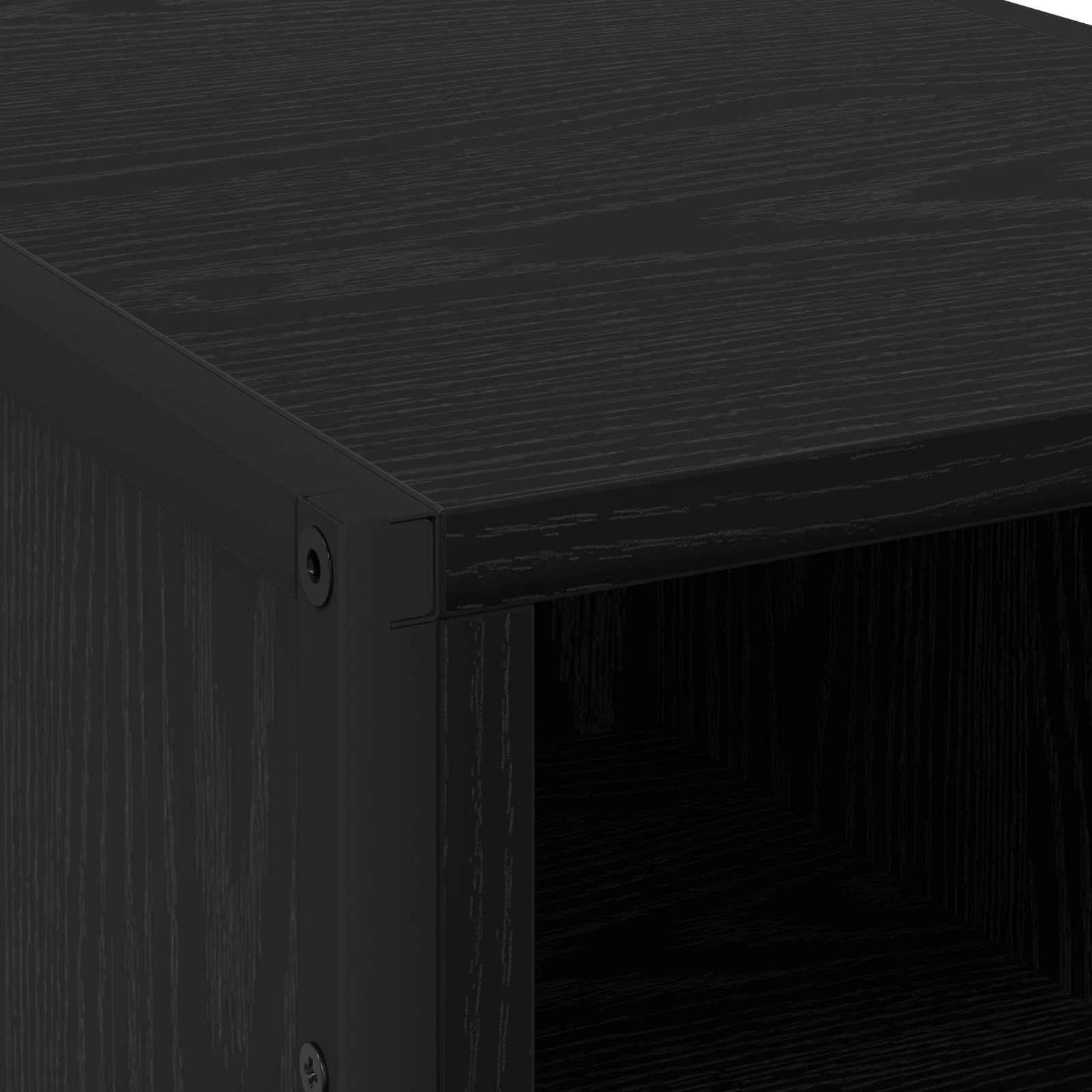 Table de chevet 2 pcs Chêne noir 39.5 x 30 x 50 cm - XIOS