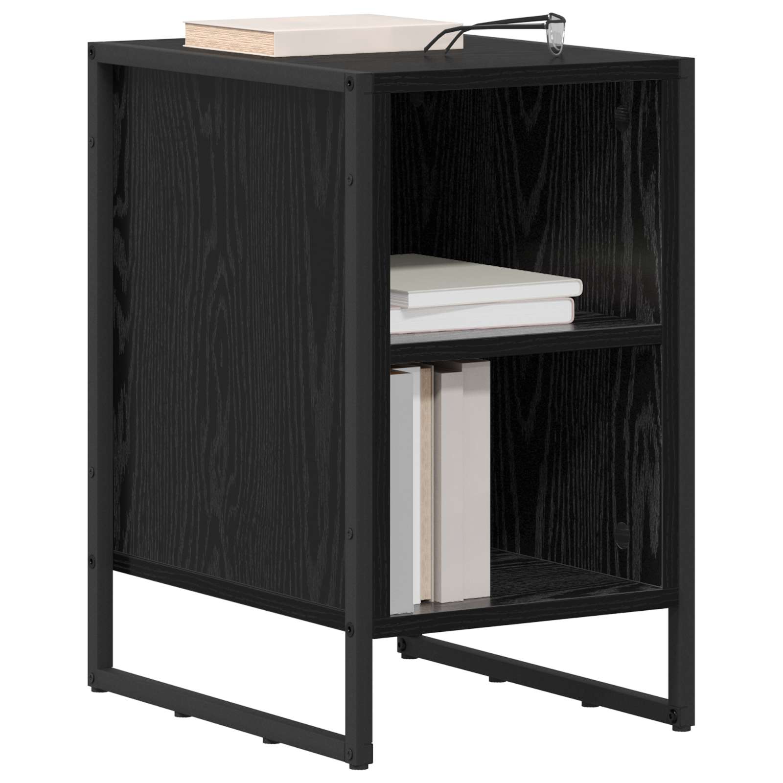 Table de chevet 2 pcs Chêne noir 39.5 x 30 x 50 cm - XIOS