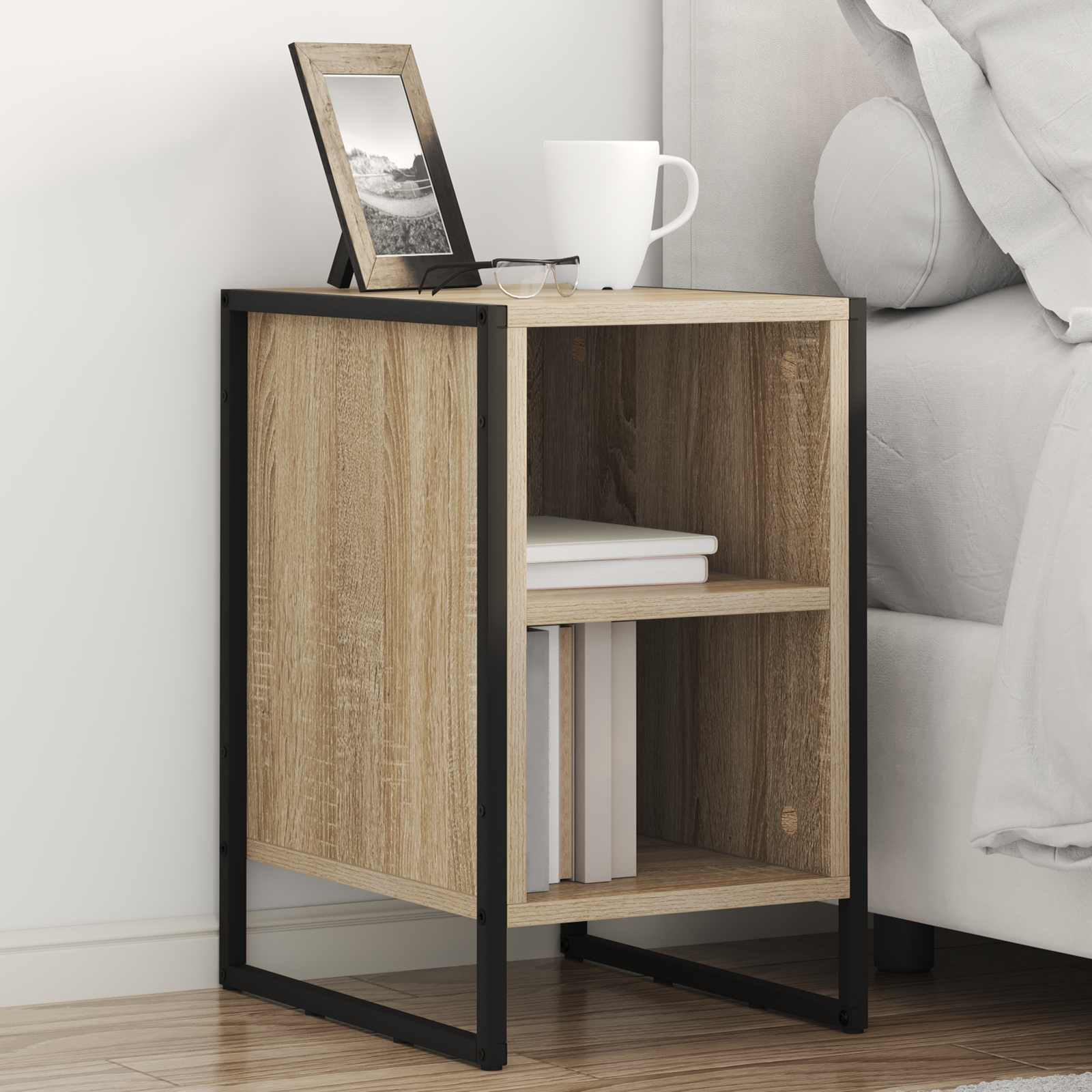 Table de chevet 2 pcs Sonoma 39.5 x 30 x 50 cm - XIOS