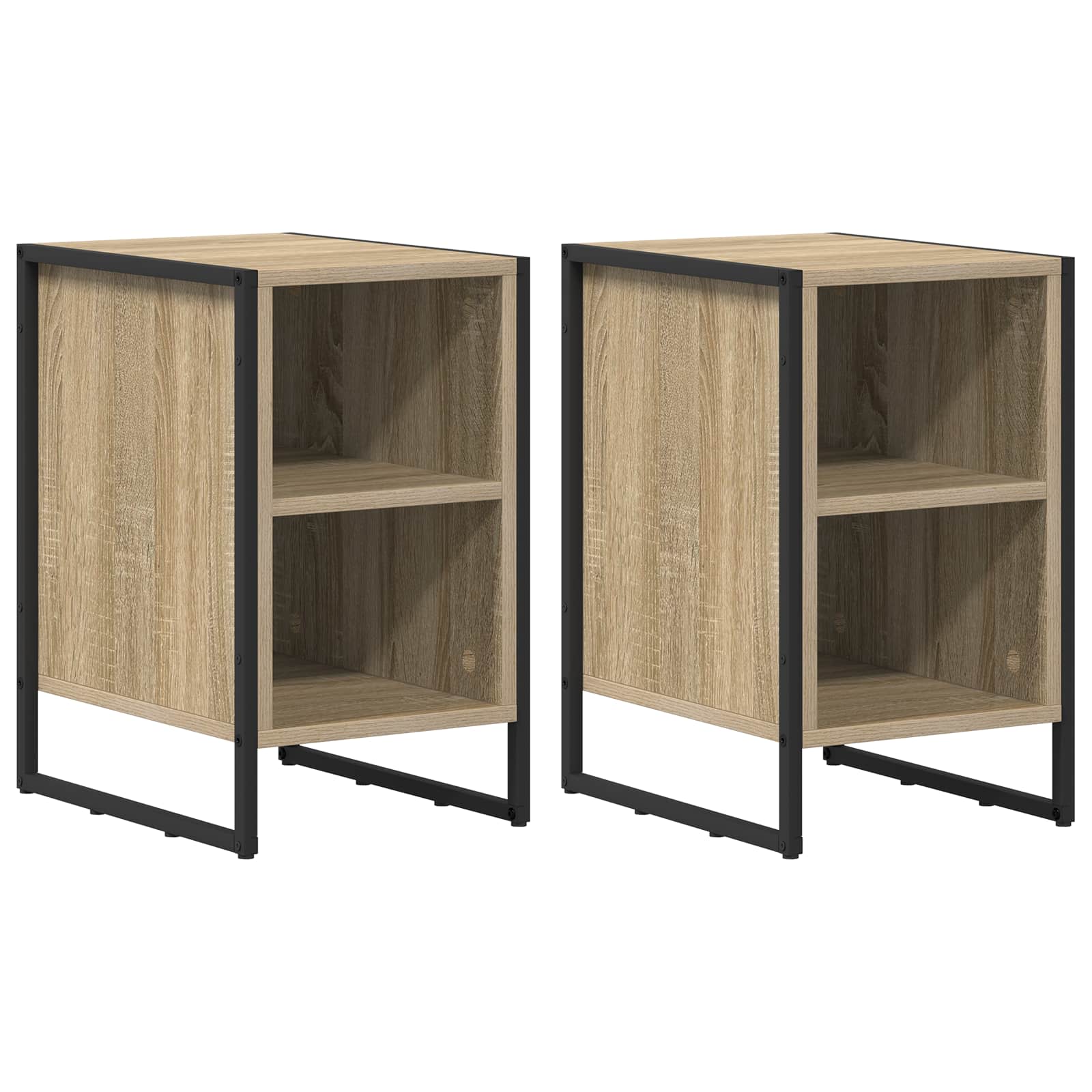 Table de chevet 2 pcs Sonoma 39.5 x 30 x 50 cm - XIOS