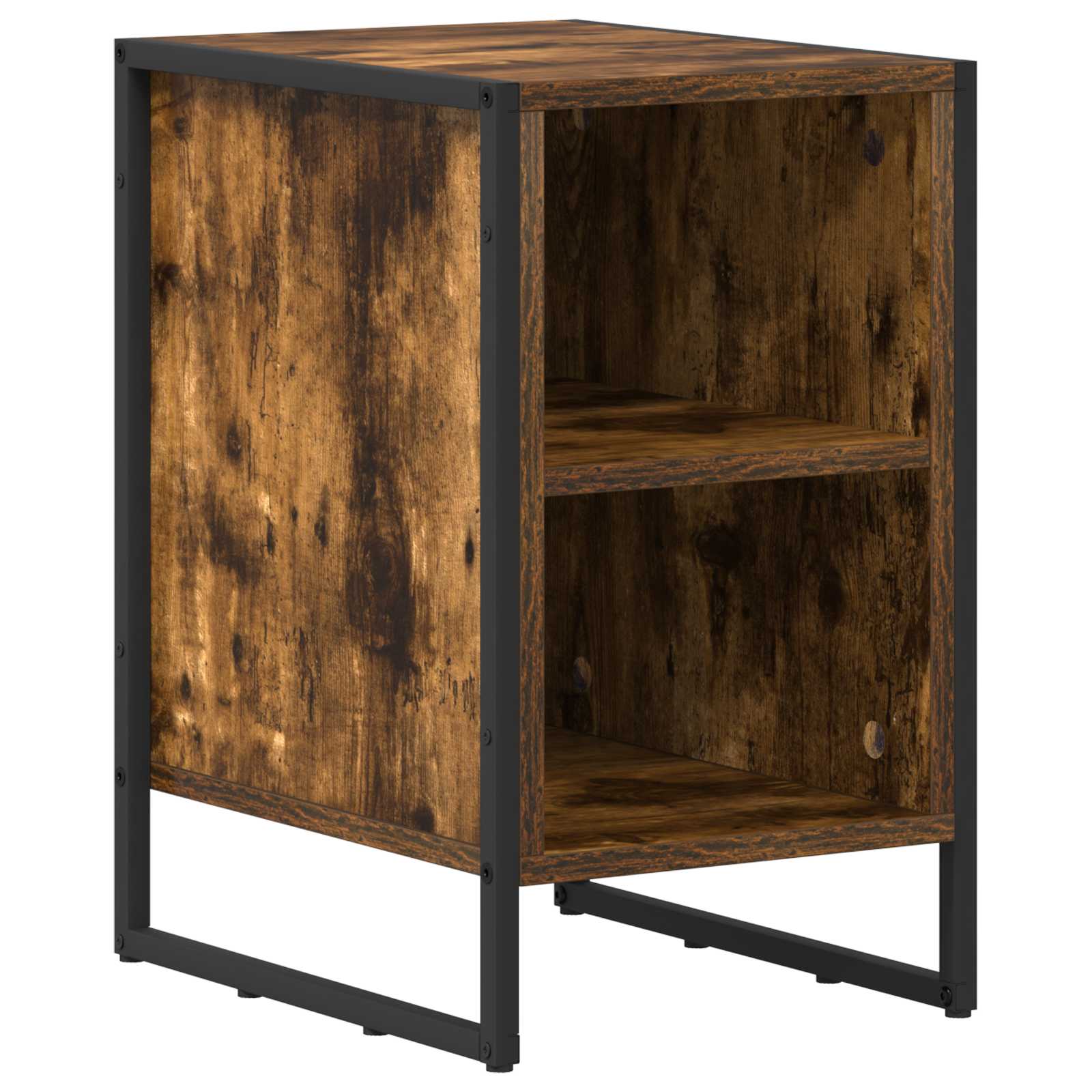 Table de chevet 2 pcs Chêne Fumé 39.5 x 30 x 50 cm - XIOS