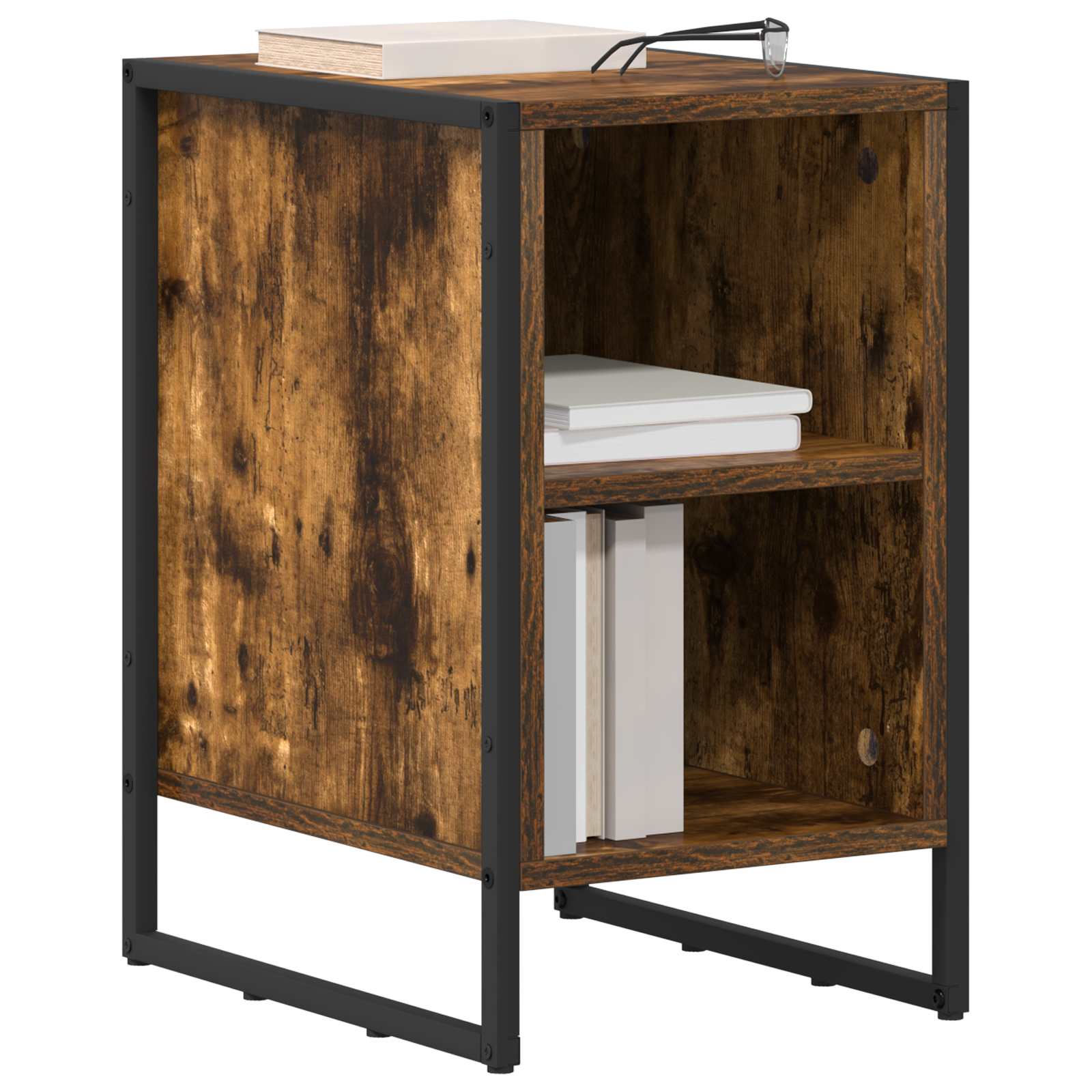 Table de chevet 2 pcs Chêne Fumé 39.5 x 30 x 50 cm - XIOS