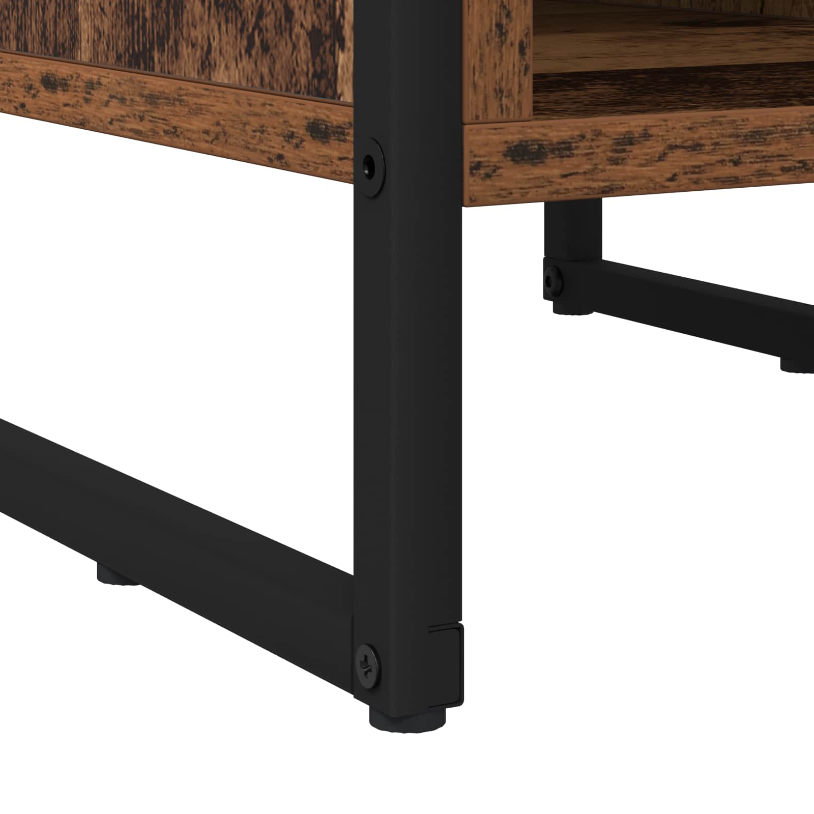 Table de chevet 2 pcs Bois Ancien 39.5 x 30 x 50 cm - XIOS