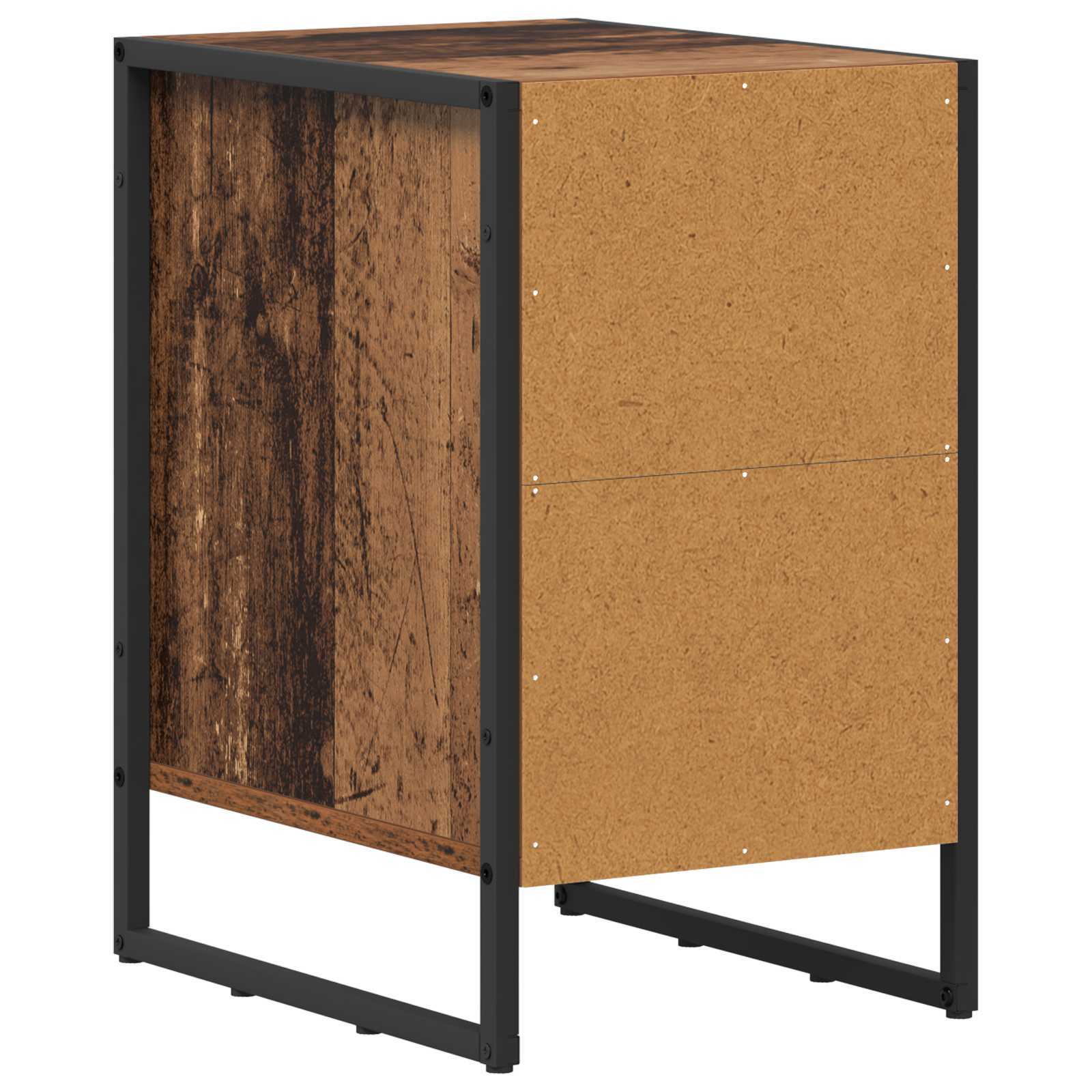 Table de chevet 2 pcs Bois Ancien 39,5 x 30 x 50 cm - XIOS