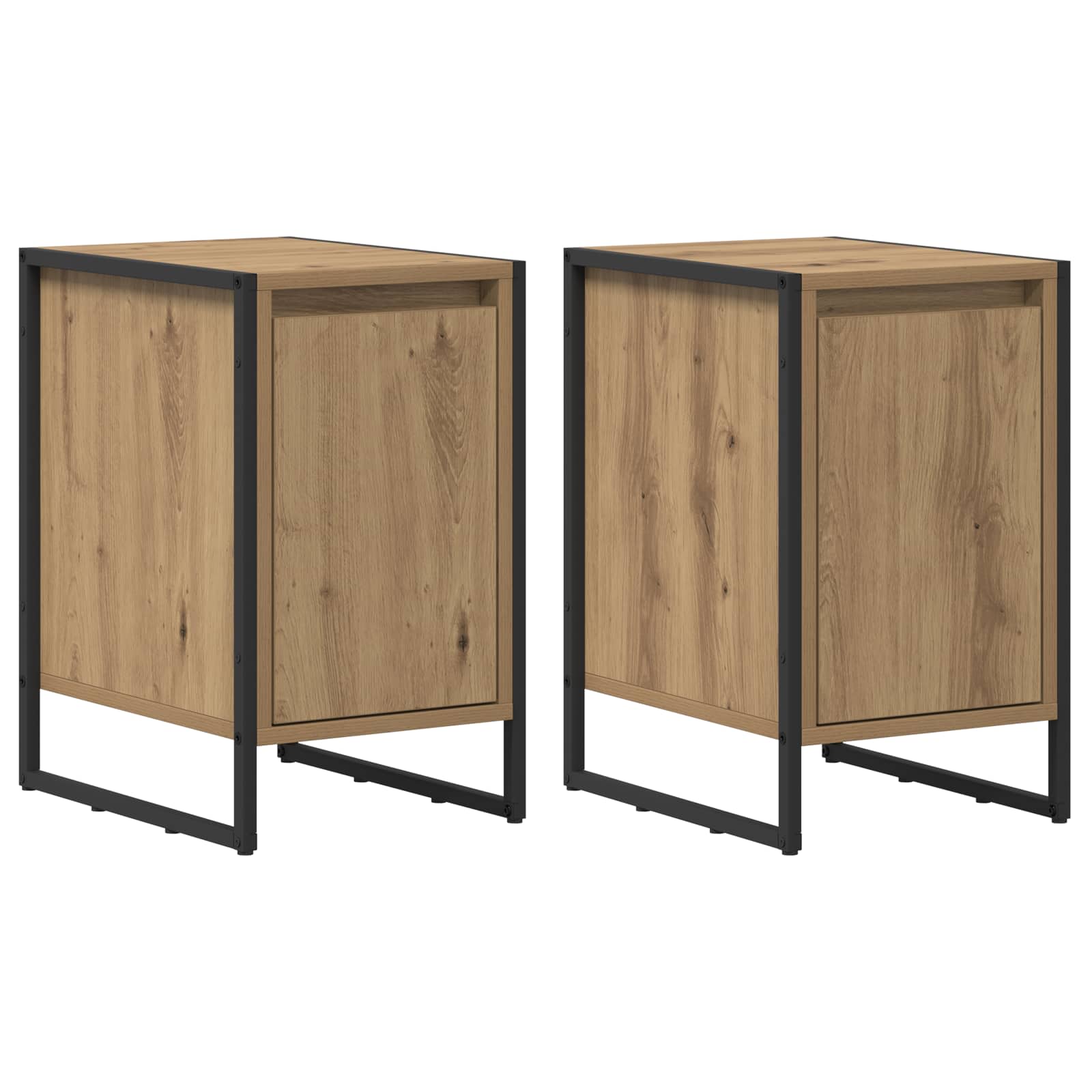 Table de chevet 2 pcs Chêne artisan 39,5 x 30 x 50 cm - XIOS