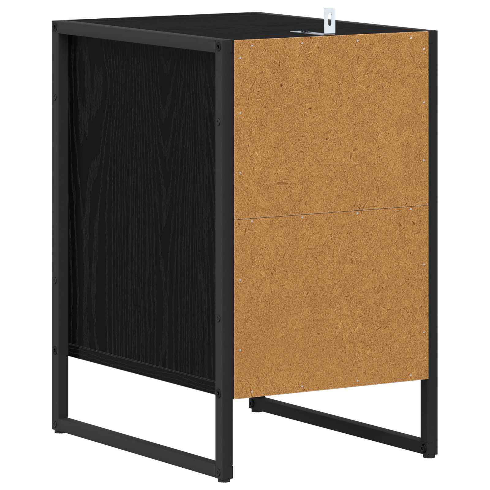 Table de chevet avec tiroir 2 pcs Chêne noir 39,5 x 30 x 50 cm - XIOS