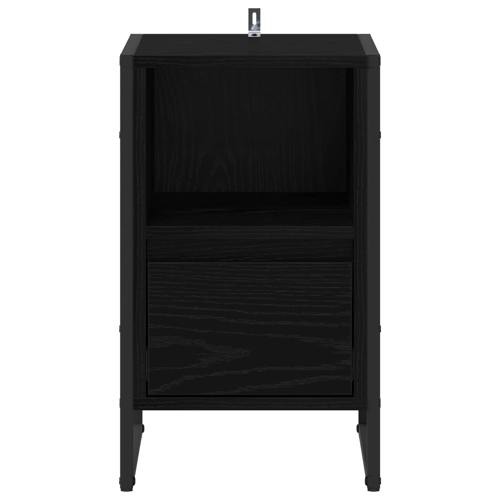 Table de chevet avec tiroir 2 pcs Chêne noir 39,5 x 30 x 50 cm - XIOS