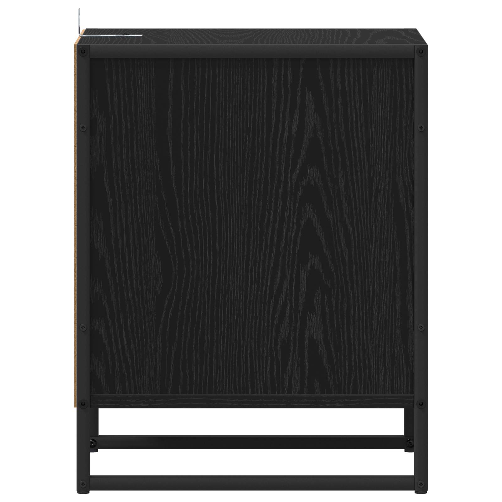 Table de chevet avec tiroir 2 pcs Chêne noir 39,5 x 30 x 50 cm - XIOS