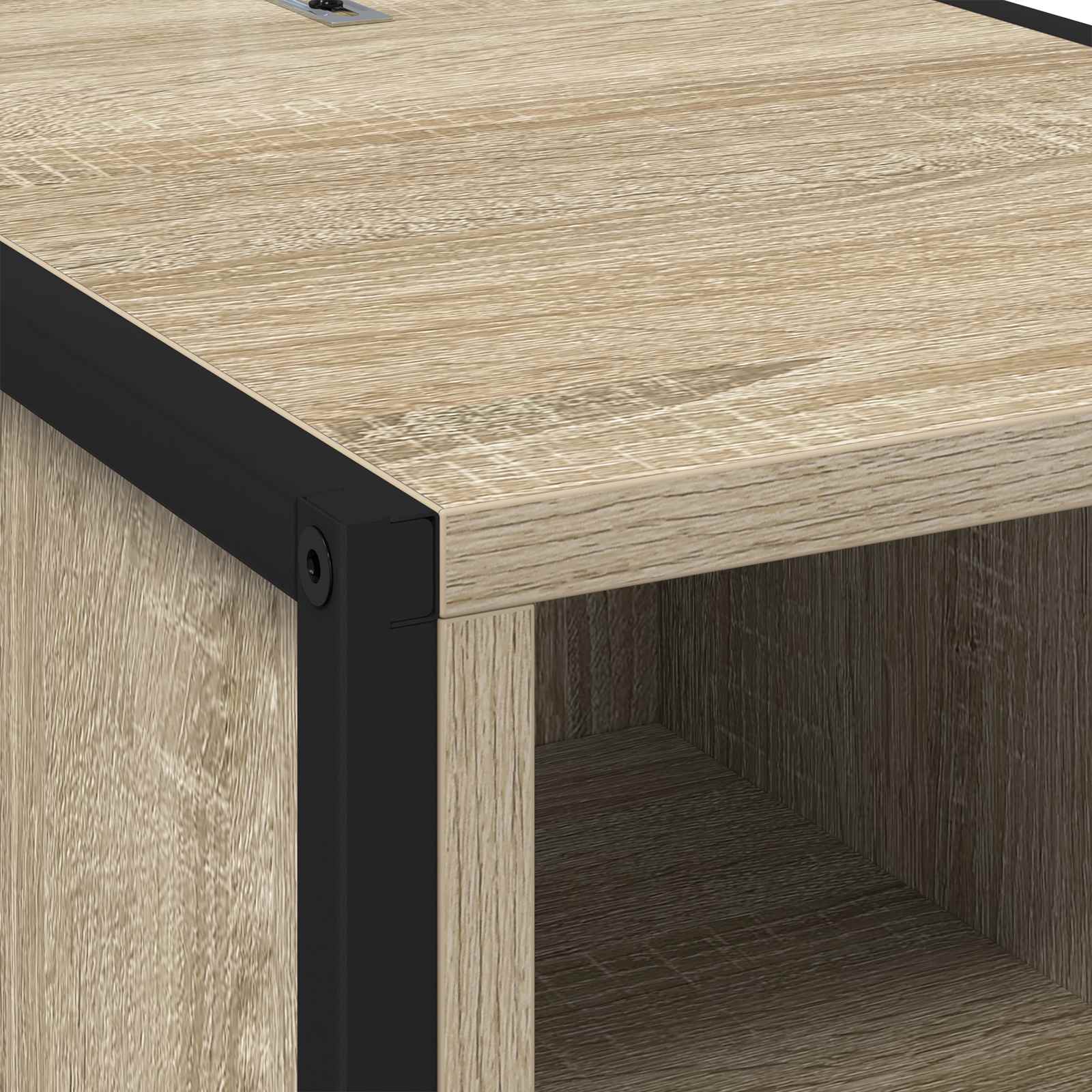 Table de chevet avec tiroir 2 pcs Sonoma 39,5 x 30 x 50 cm - XIOS