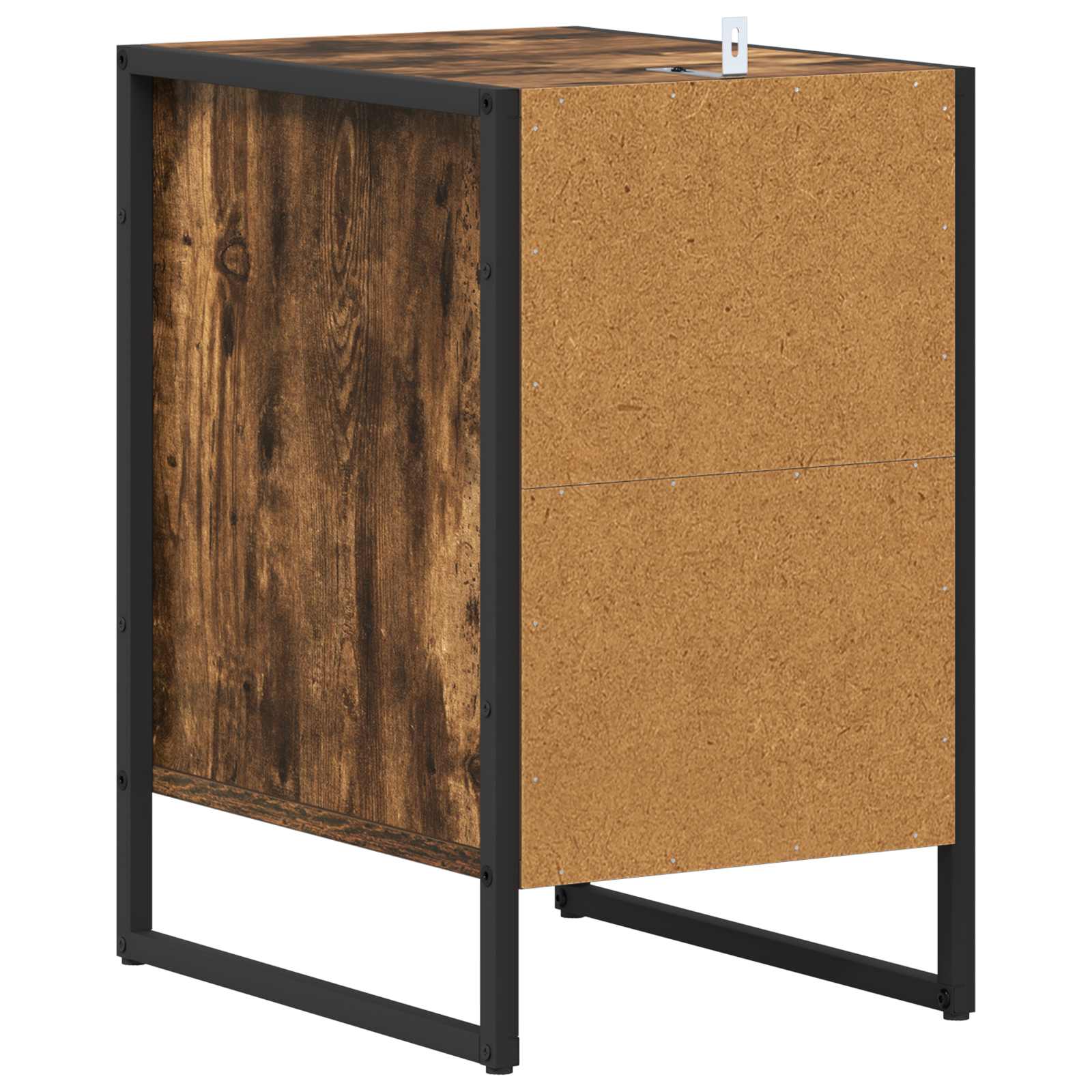 Table de chevet avec tiroir 2 pcs Chêne Fumé 39,5 x 30 x 50 cm - XIOS