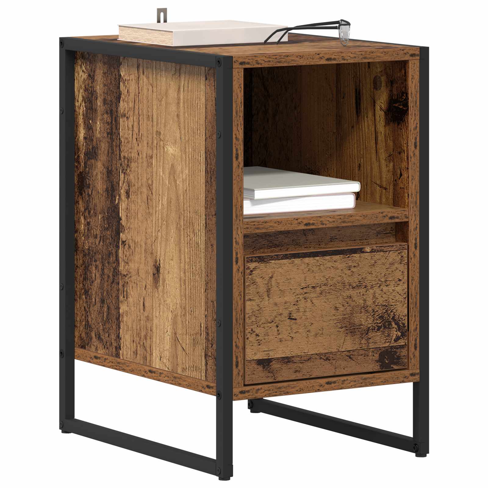Table de chevet Bois Ancien 39,5 x 30 x 50 cm Bois d'ingénierie - XIOS