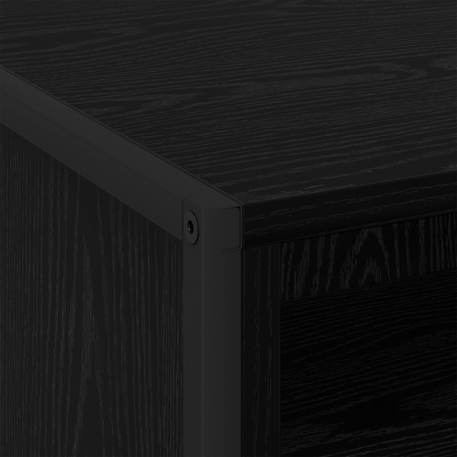 Table de chevet avec tiroir 2 pcs Chêne noir 50 x 39,5 x 50 cm - XIOS