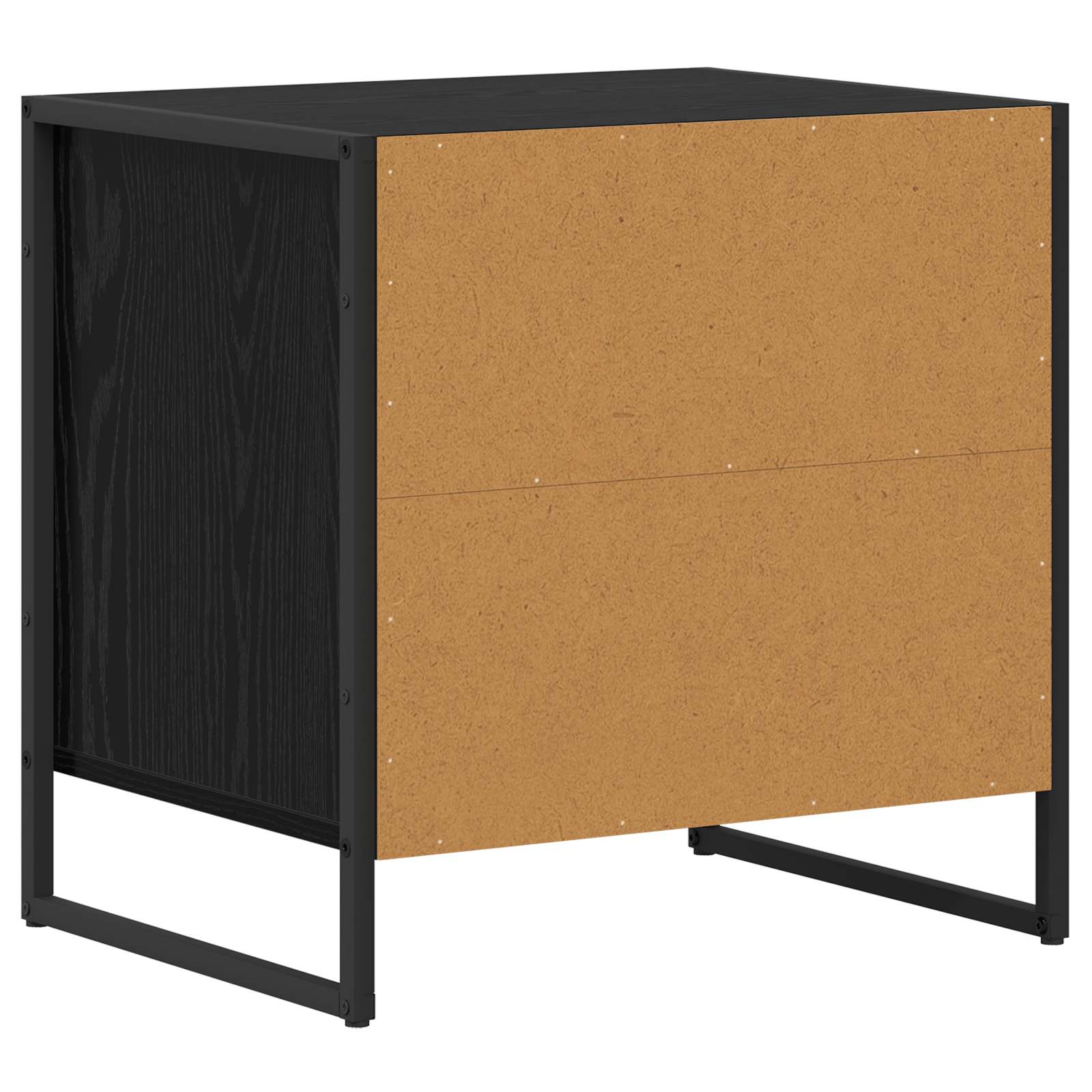 Table de chevet avec tiroir 2 pcs Chêne noir 50 x 39,5 x 50 cm - XIOS