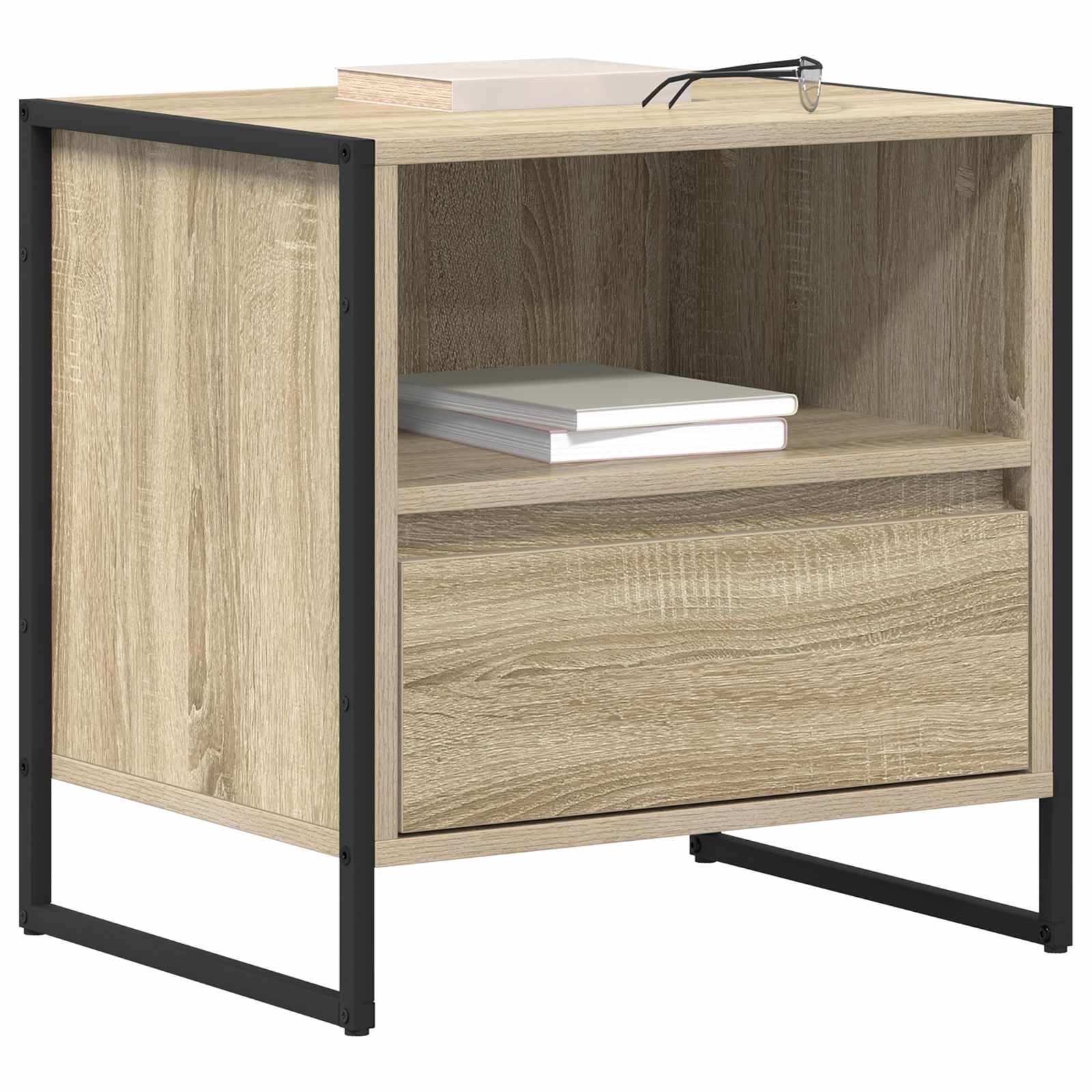 Table de chevet avec tiroir 2 pcs Sonoma 50 x 39,5 x 50 cm - XIOS