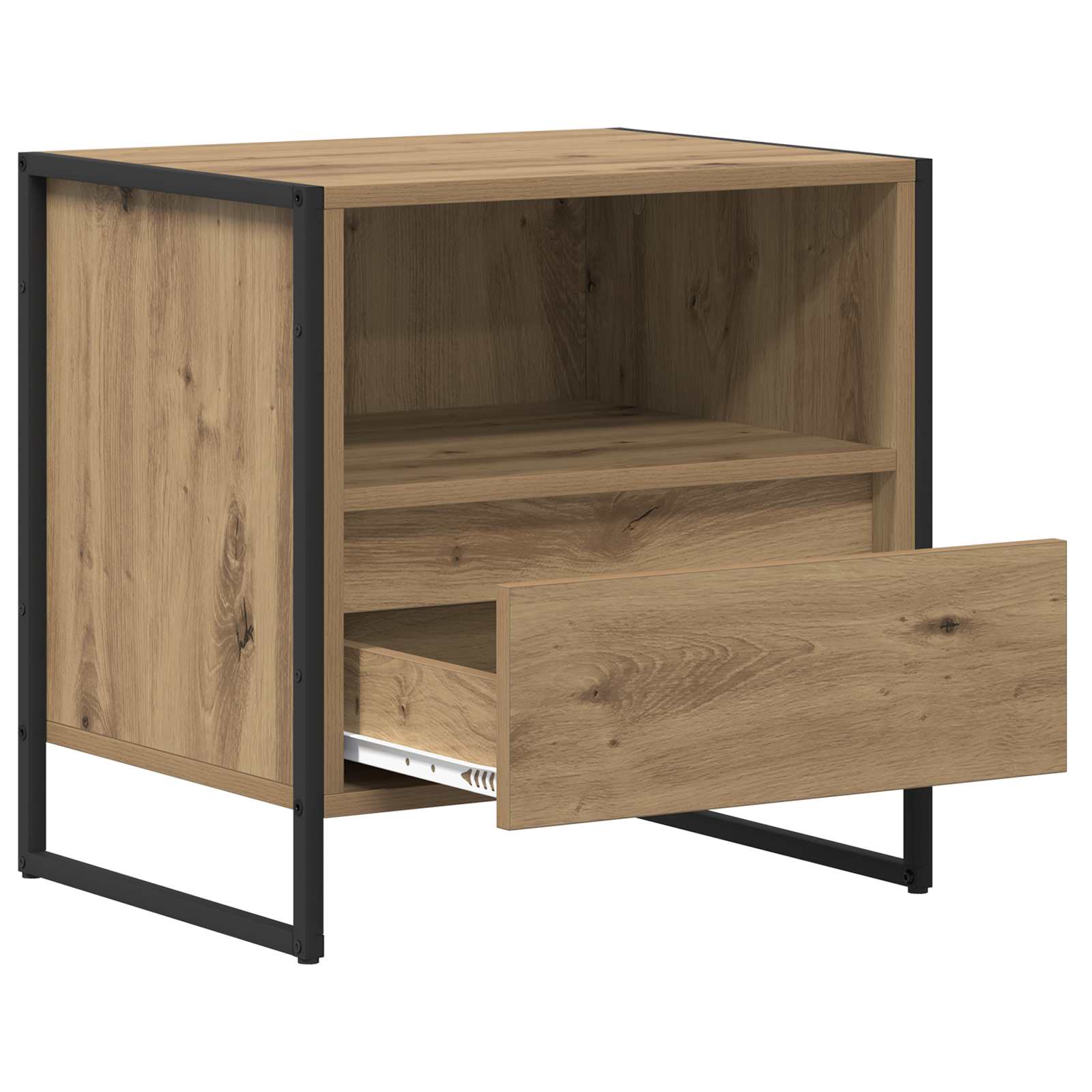 Table de chevet 2 pcs Chêne artisan 50 x 39,5 x 50 cm - XIOS