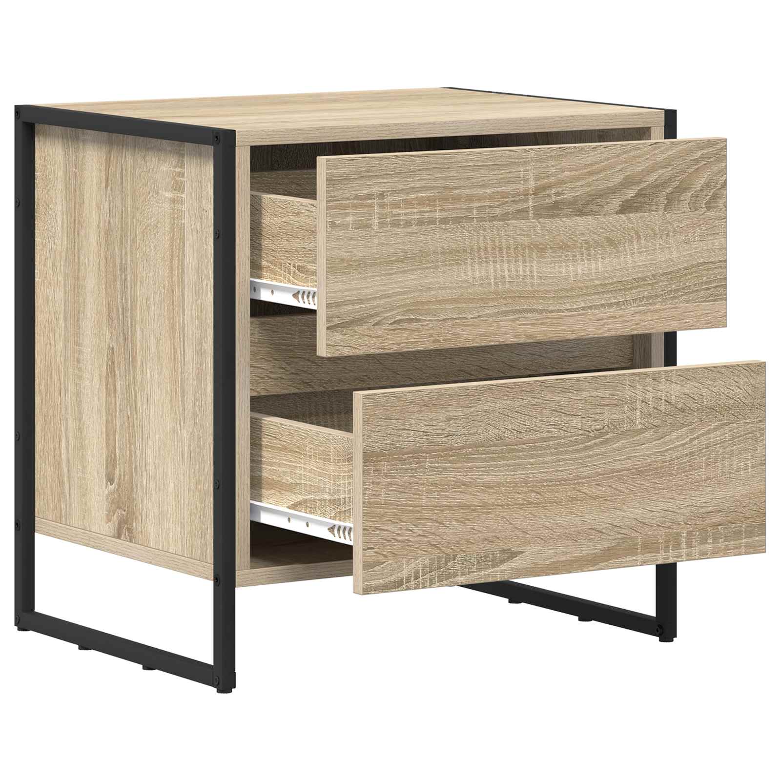 Table de chevet Sonoma 50 x 39,5 x 50 cm Bois d'ingénierie - XIOS