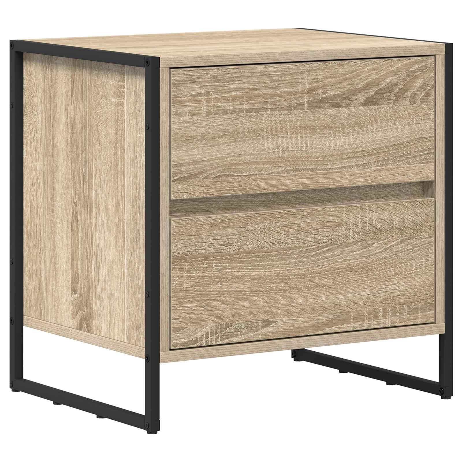Table de chevet avec tiroir 2 pcs Sonoma 50 x 39,5 x 50 cm - XIOS