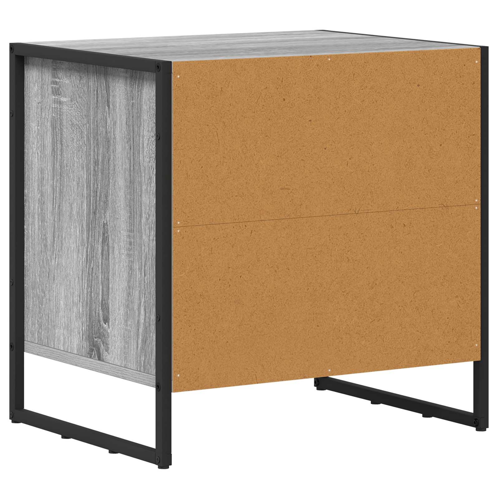 Table de chevet Gris Sonoma 50 x 39,5 x 50 cm Bois d'ingénierie - XIOS
