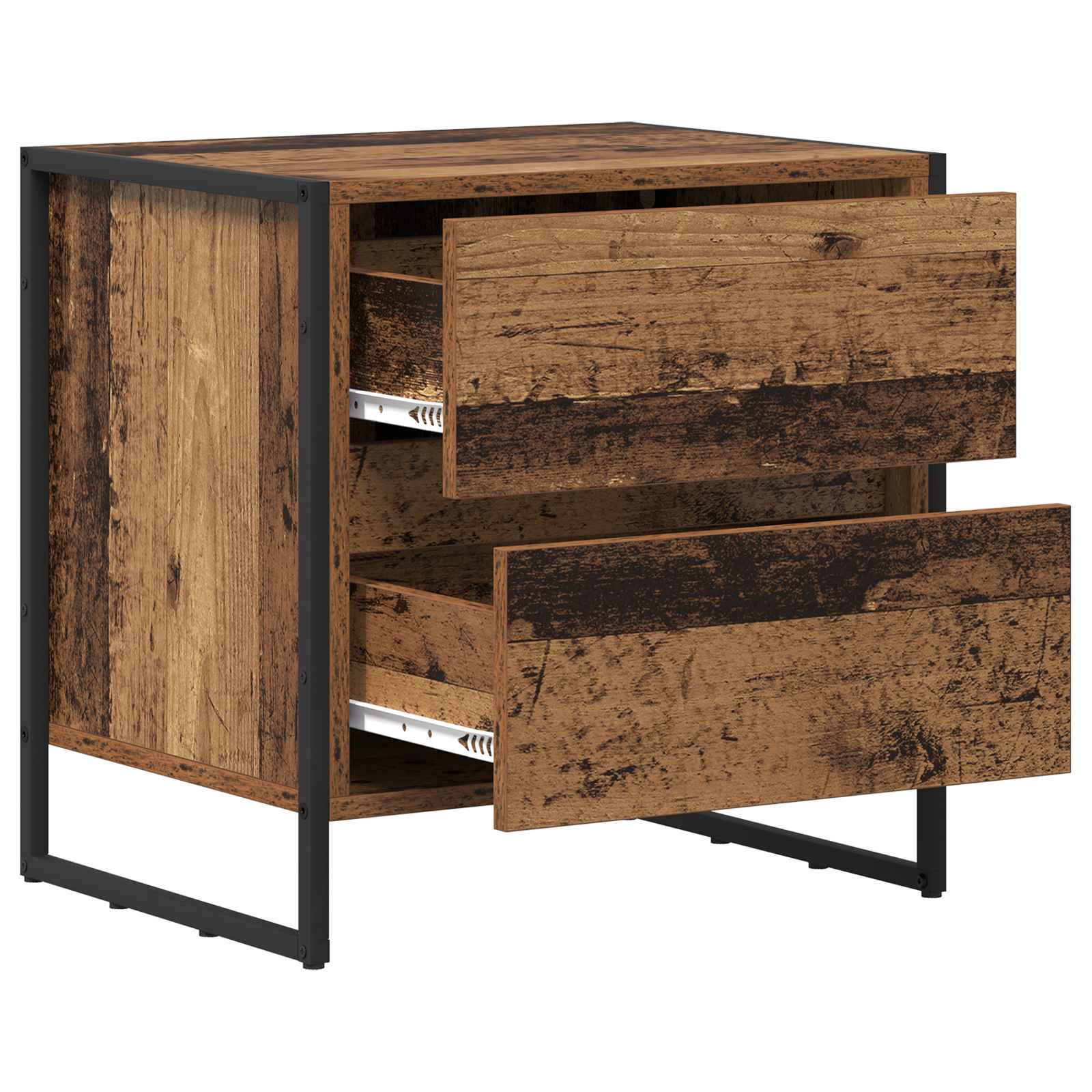Table de chevet Bois Ancien 50 x 39,5 x 50 cm Bois d'ingénierie - XIOS