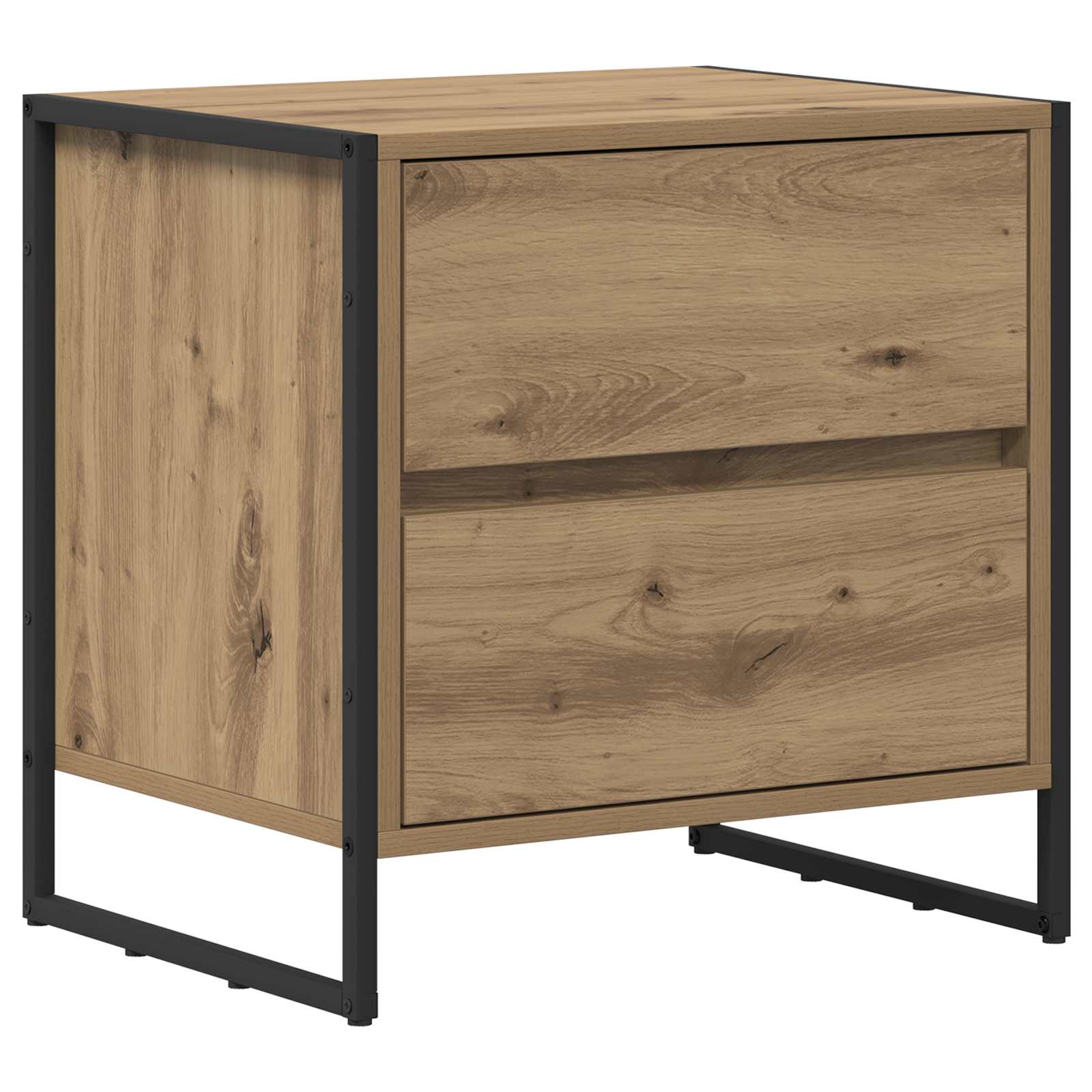 Table de chevet 2 pcs Chêne artisan 50 x 39,5 x 50 cm - XIOS