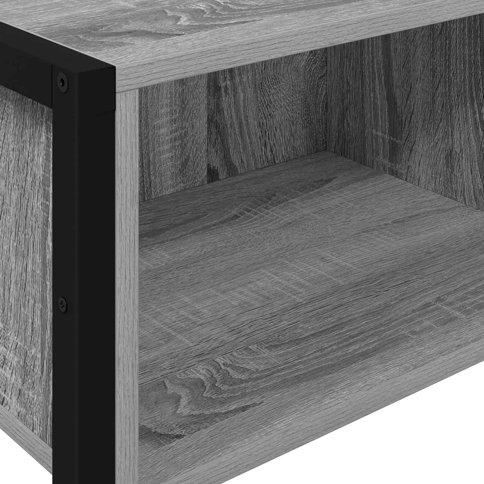 Table d'appoint Gris Sonoma 100 x 36 x 75 cm Bois d'ingénierie - XIOS