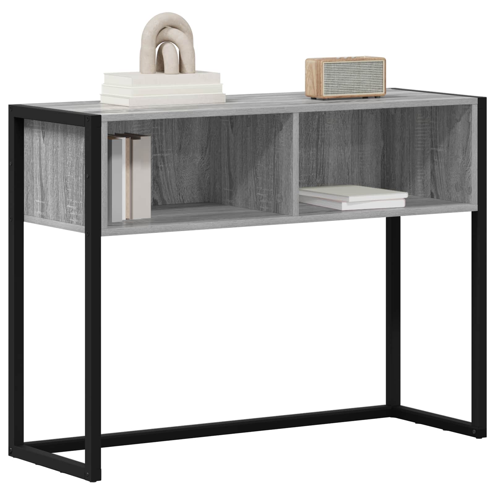 Table d'appoint Gris Sonoma 100 x 36 x 75 cm Bois d'ingénierie - XIOS