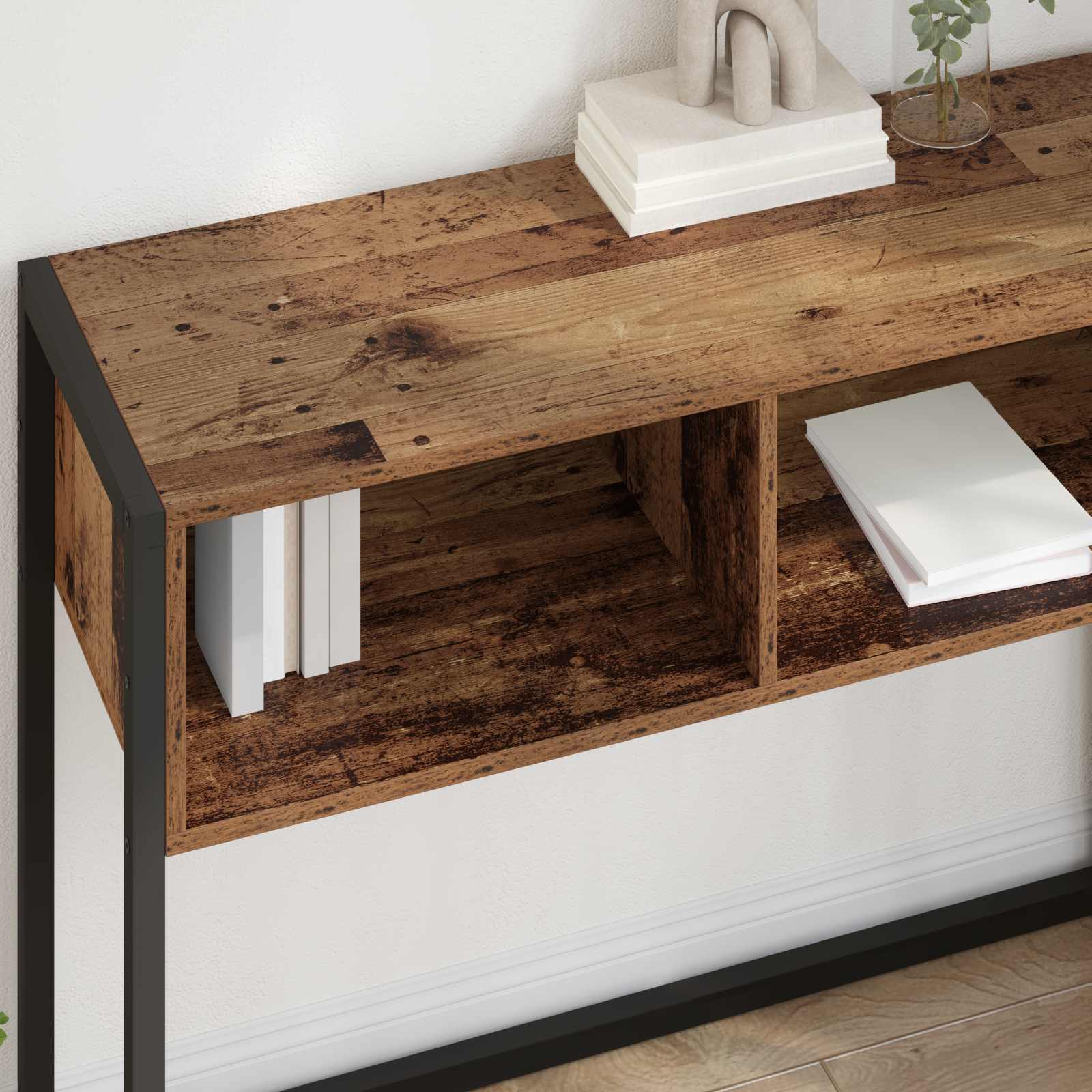 Table d'appoint Bois Ancien 100 x 36 x 75 cm Bois d'ingénierie - XIOS