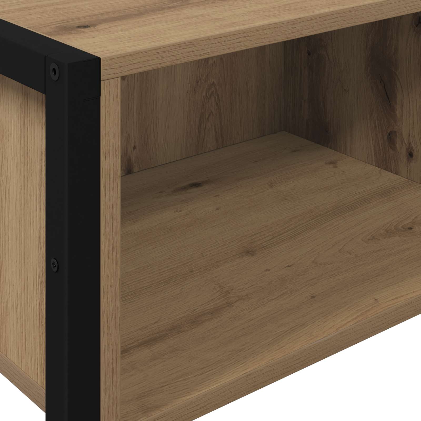Table d'appoint avec stockage Chêne artisan 100 x 36 x 75 cm - XIOS