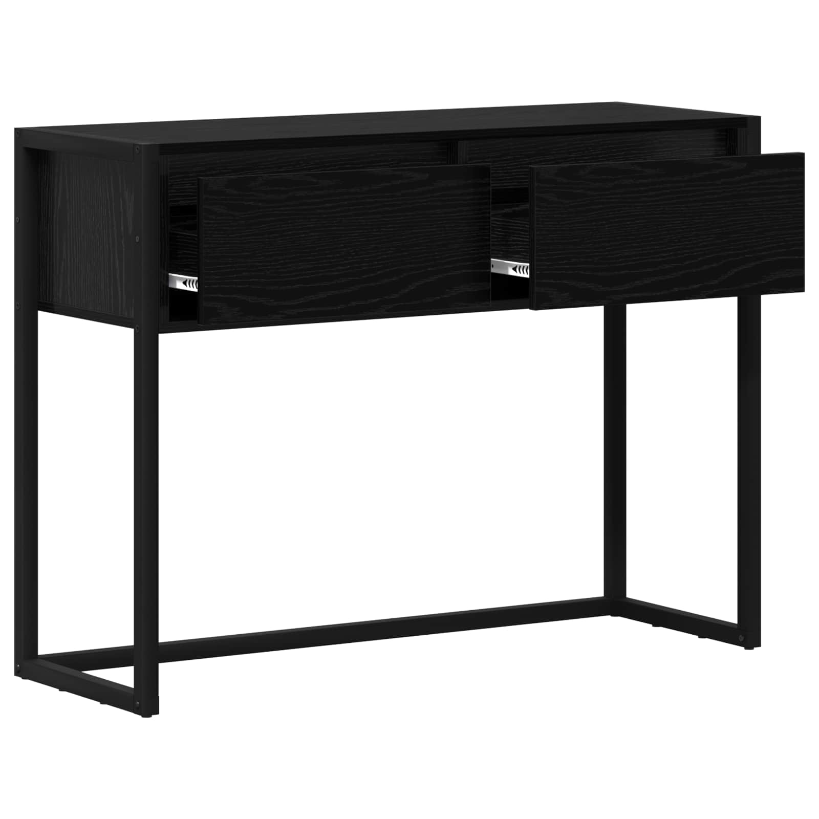 Table d'appoint Chêne noir 100 x 36 x 75 cm Bois d'ingénierie - XIOS