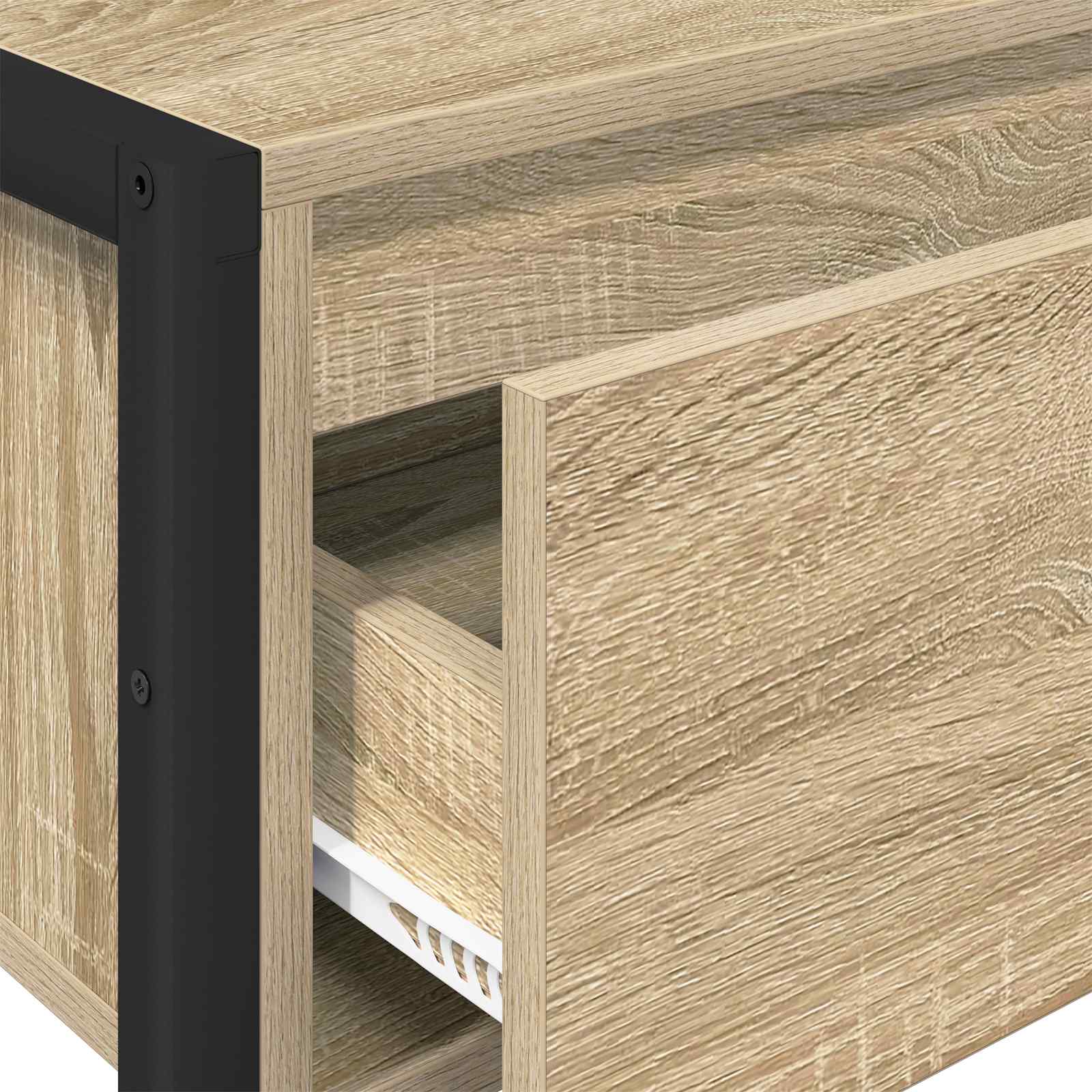 Table d'appoint Sonoma 100 x 36 x 75 cm Bois d'ingénierie - XIOS