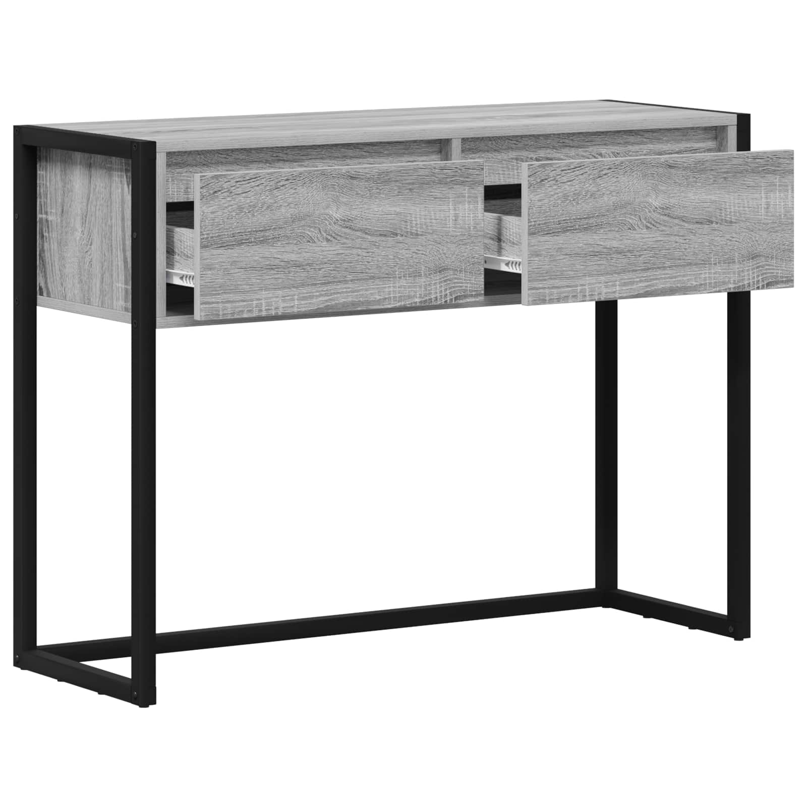 Table d'appoint Gris Sonoma 100 x 36 x 75 cm Bois d'ingénierie - XIOS