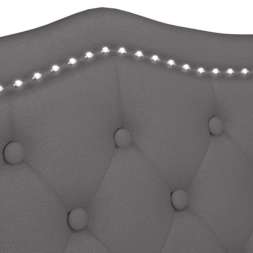 Banc Chesterfield Gris 120,5 x 65 x 75 cm Cuir synthétique - XIOS