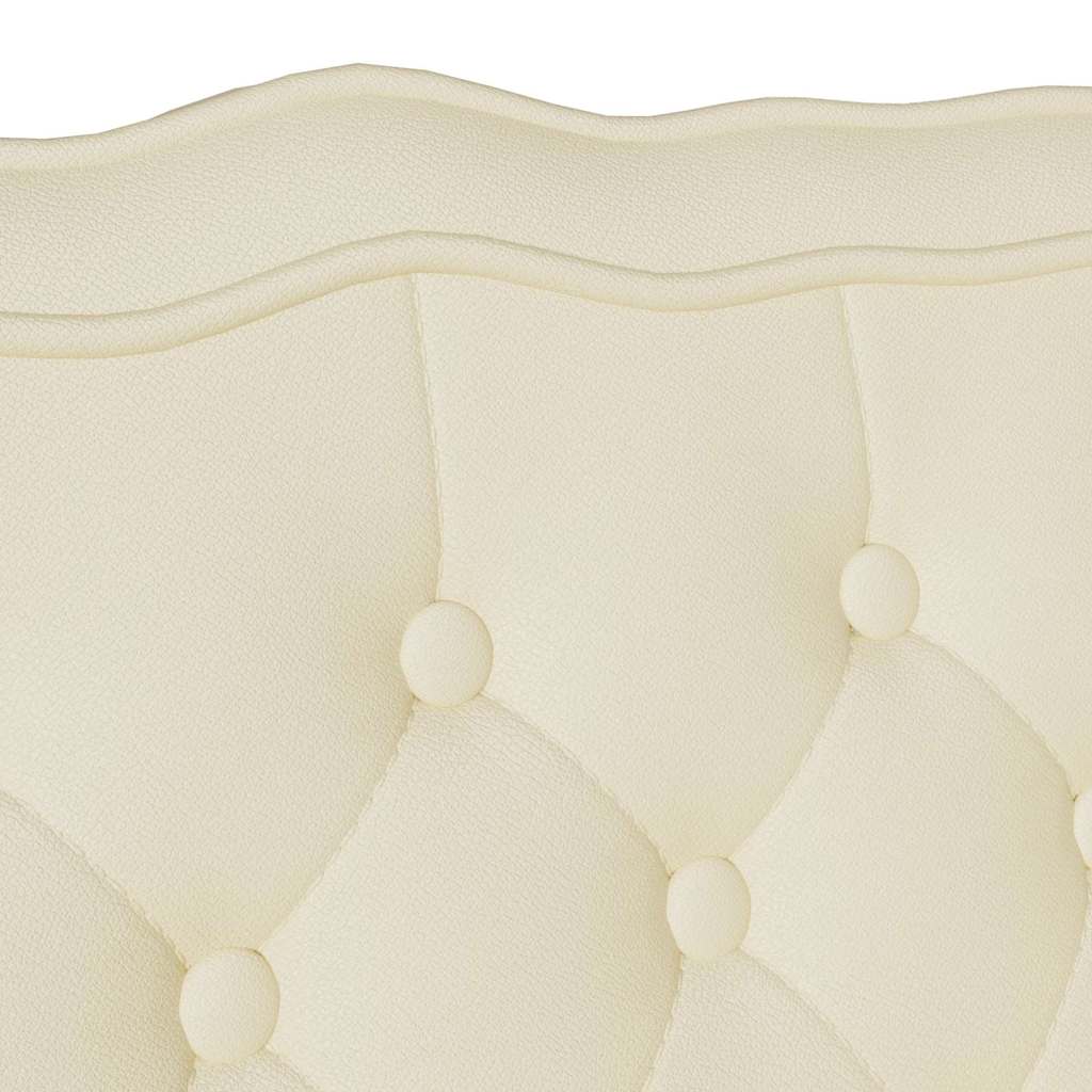 Banc Chesterfield Crème 119.5 x 64.5 x 75 cm Cuir synthétique - XIOS