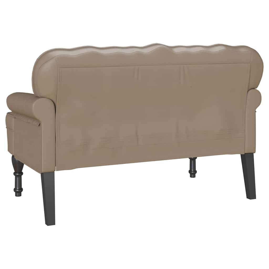 Banc Chesterfield Cappuccino 119.5 x 64.5 x 75 cm - XIOS