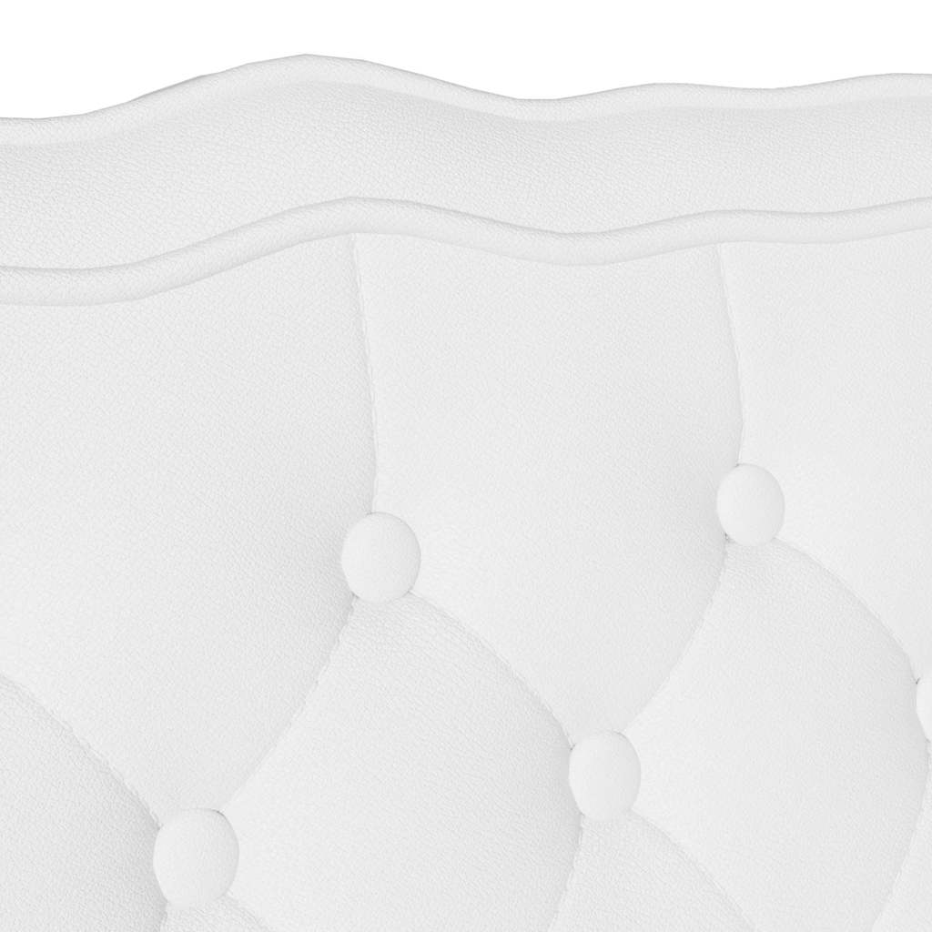 Banc Chesterfield Blanc 119.5 x 64.5 x 75 cm Cuir synthétique - XIOS