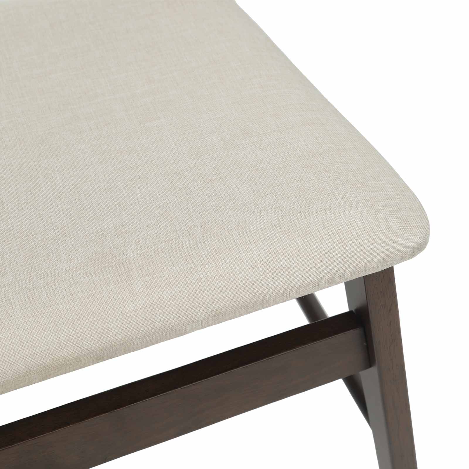 Chaise de salle à manger 2 pcs Marron foncé et lumière - XIOS