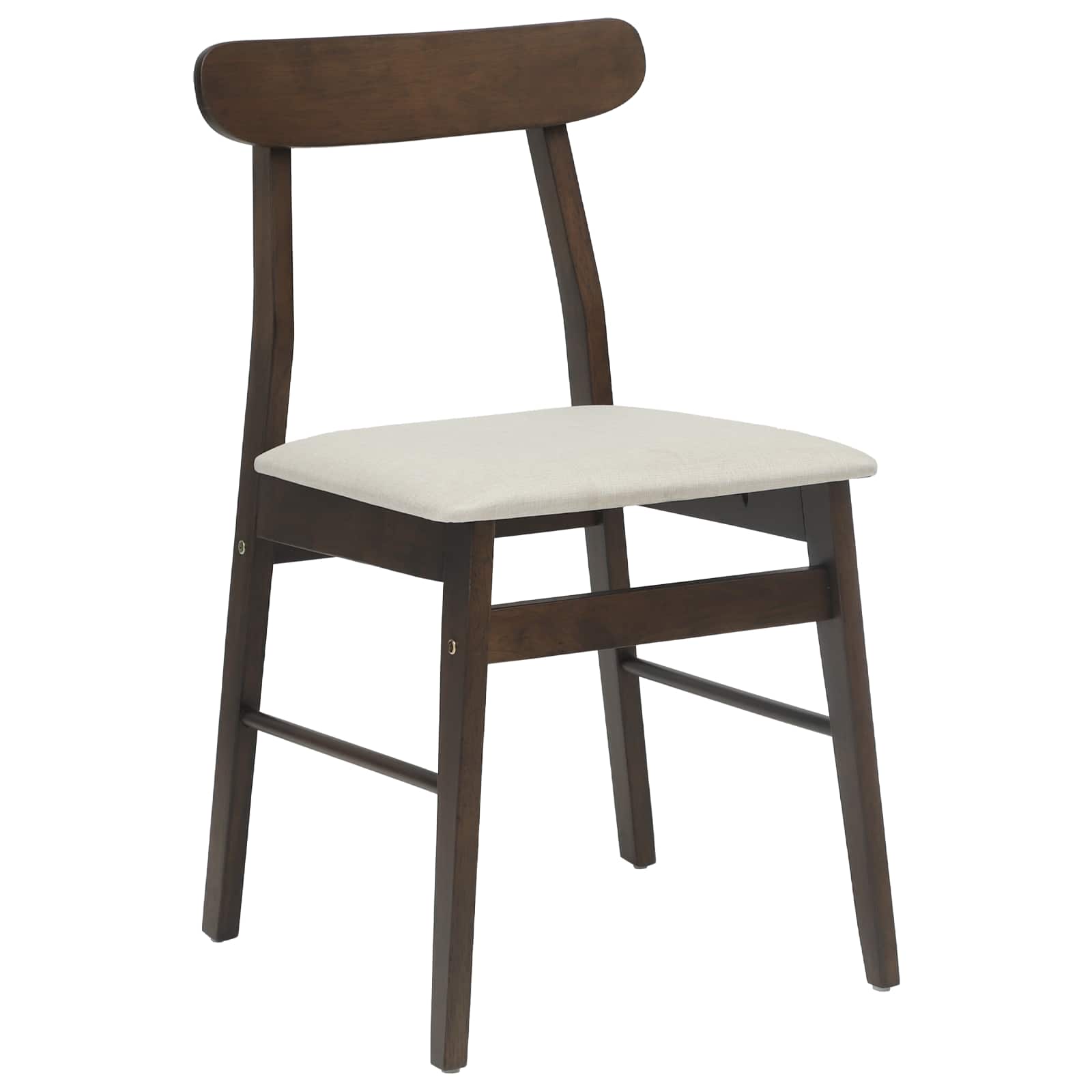 Chaise de salle à manger 2 pcs Marron foncé et lumière - XIOS