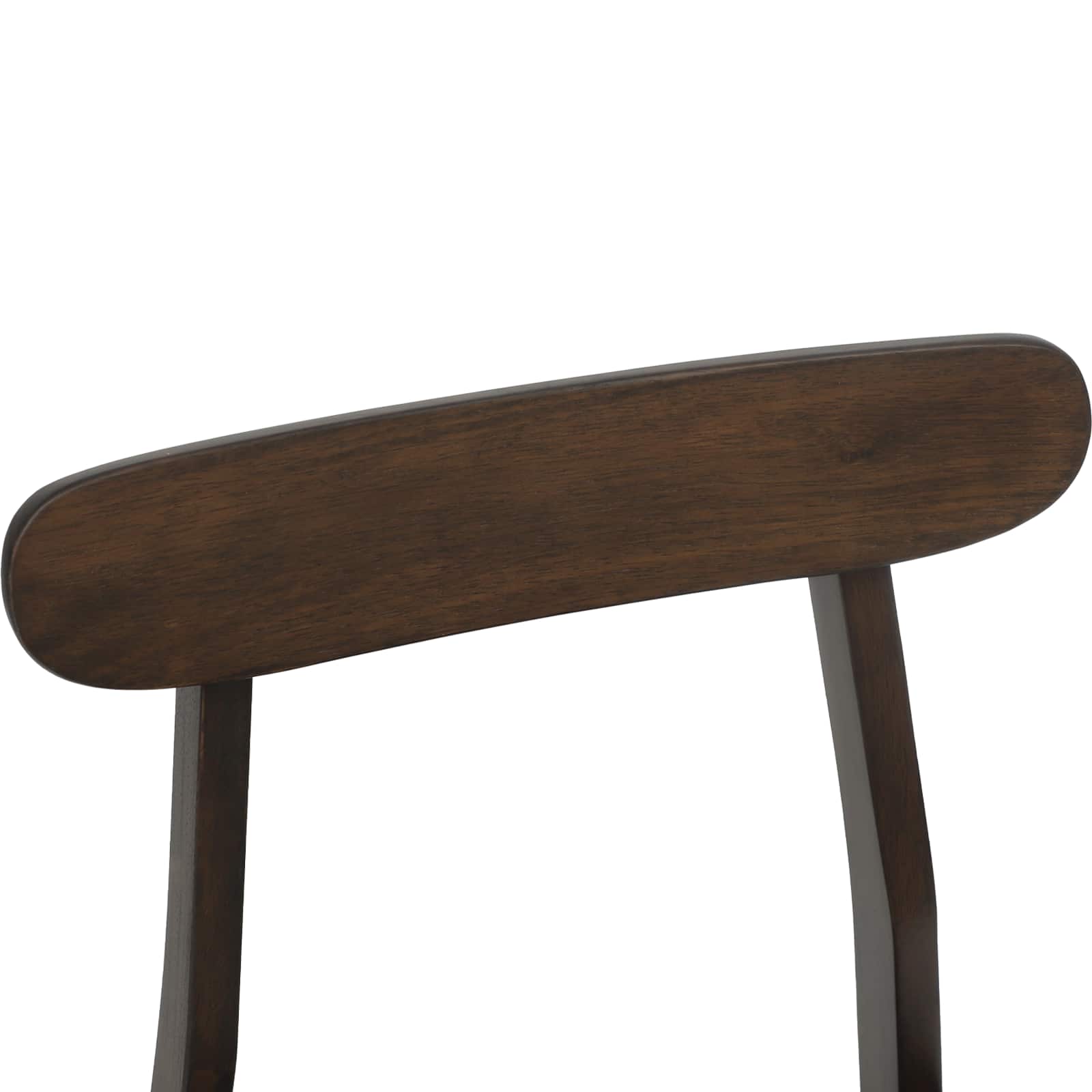 Chaise de salle à manger 2 pcs Marron foncé et Noir - XIOS