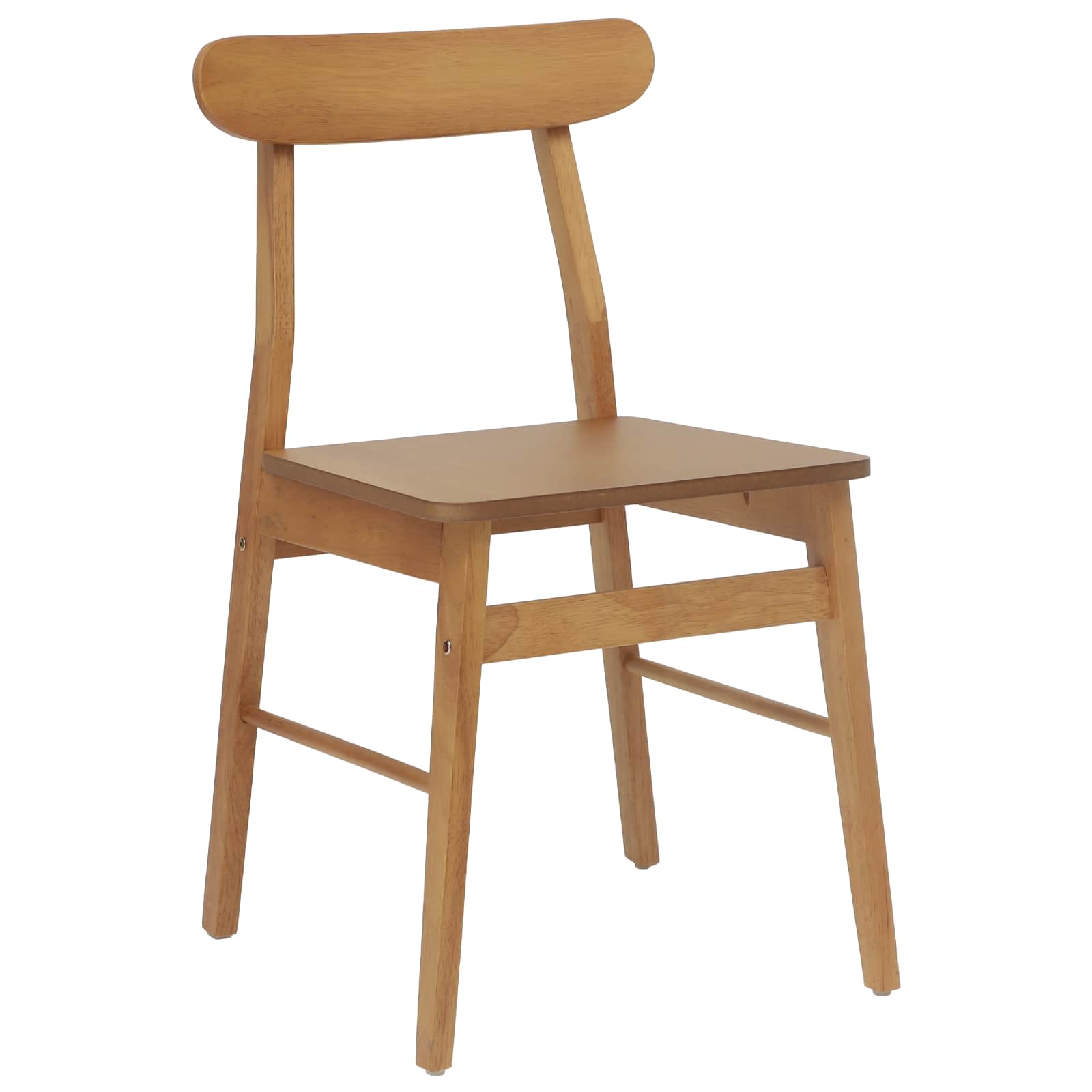 Chaise de salle à manger 2 pcs Naturel 43 x 44,5 x 77 cm - XIOS
