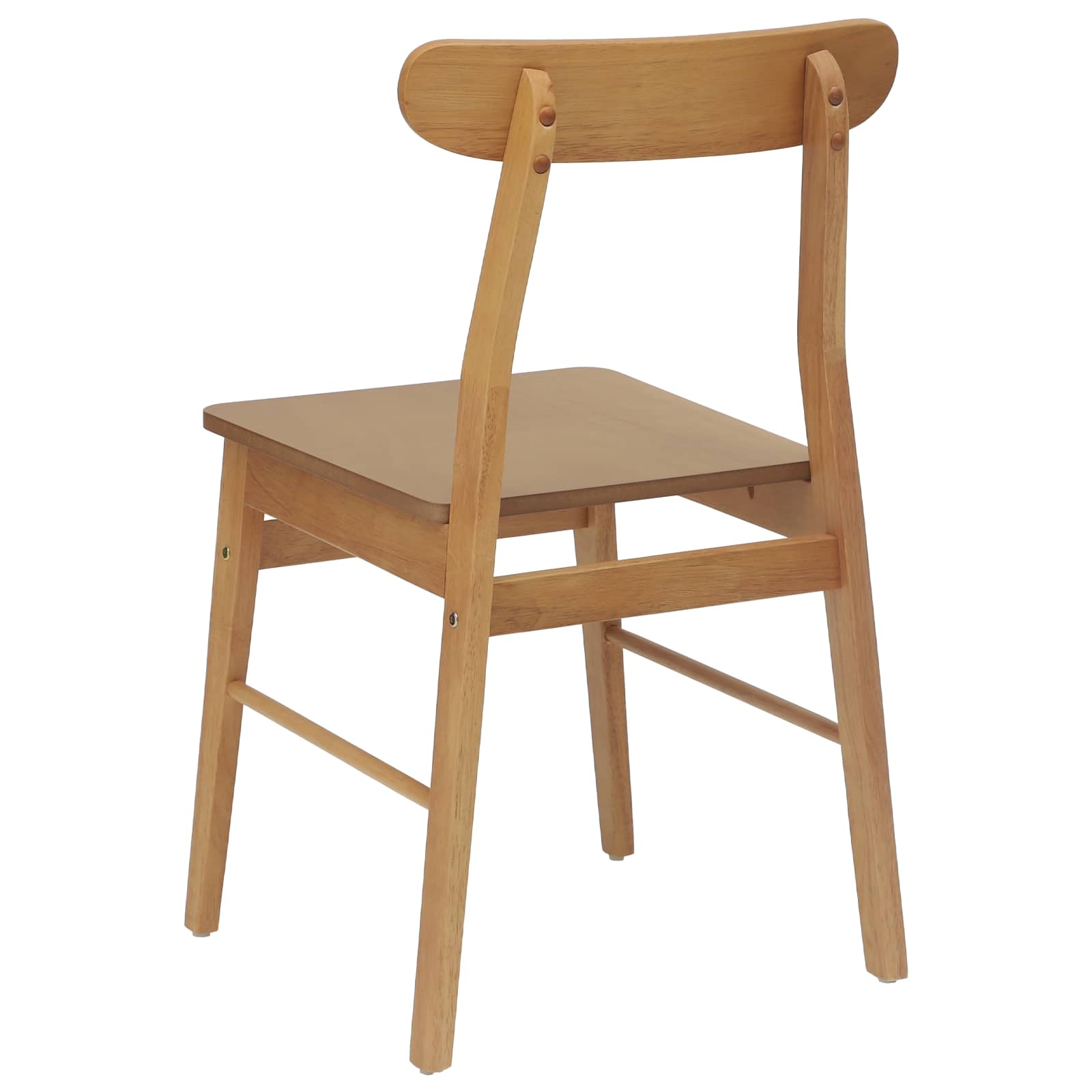 Chaise de salle à manger 2 pcs Naturel 43 x 44,5 x 77 cm - XIOS